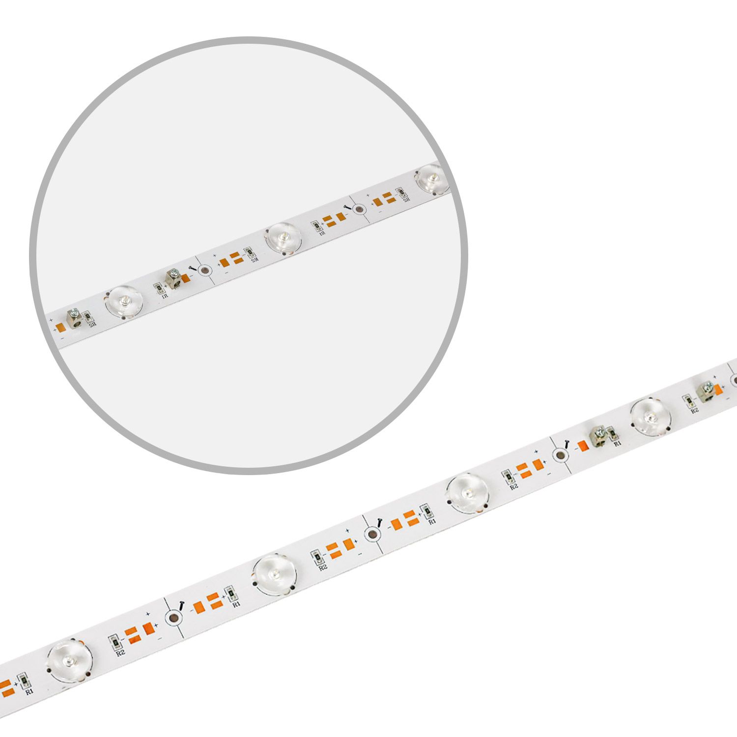 ISOLED LED Platine Backlight 830, 1175mm, 180° Linse, 24V, 16W, IP20, warmweiß, dimmbar - 3