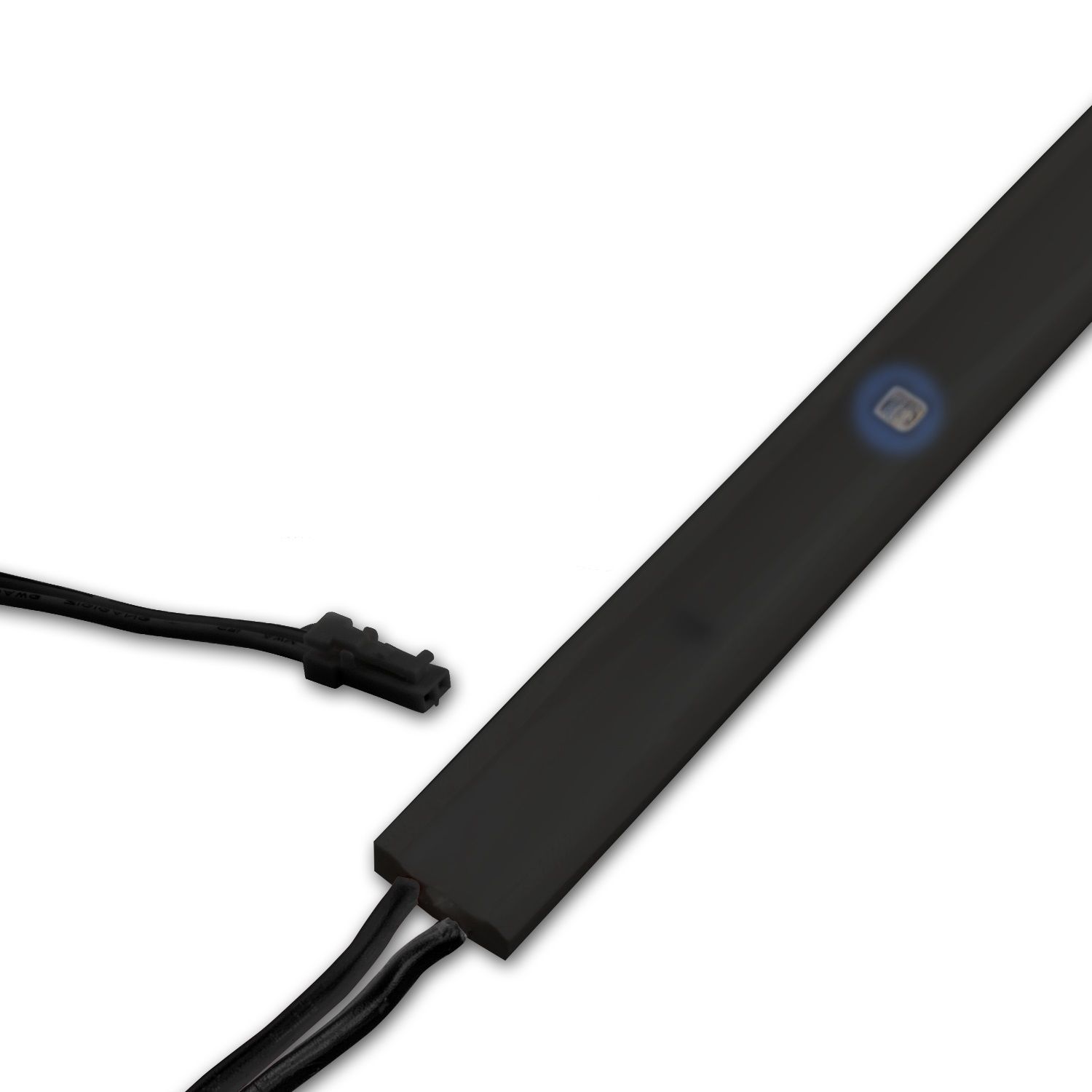 ISOLED LED UV-C MiniAMP Flexband 270nm, 12V DC, 6W, IP54, 58cm, schwarz, eins. Kabel + maleAMP, 24 LED/m - 2