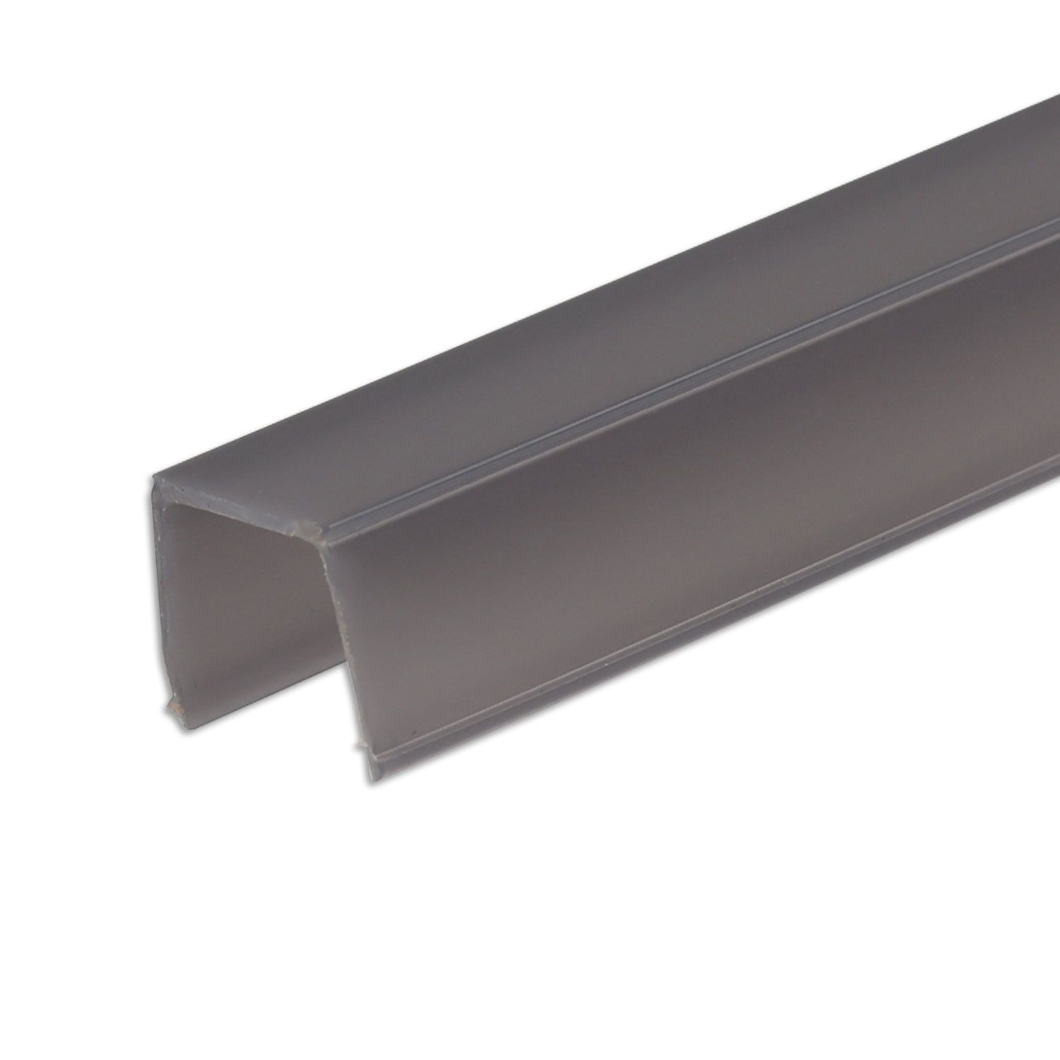 ISOLED COVER schwarz/matt für Track48 Aufbauschiene flat (H25), 200cm, 25% Transmission - 1