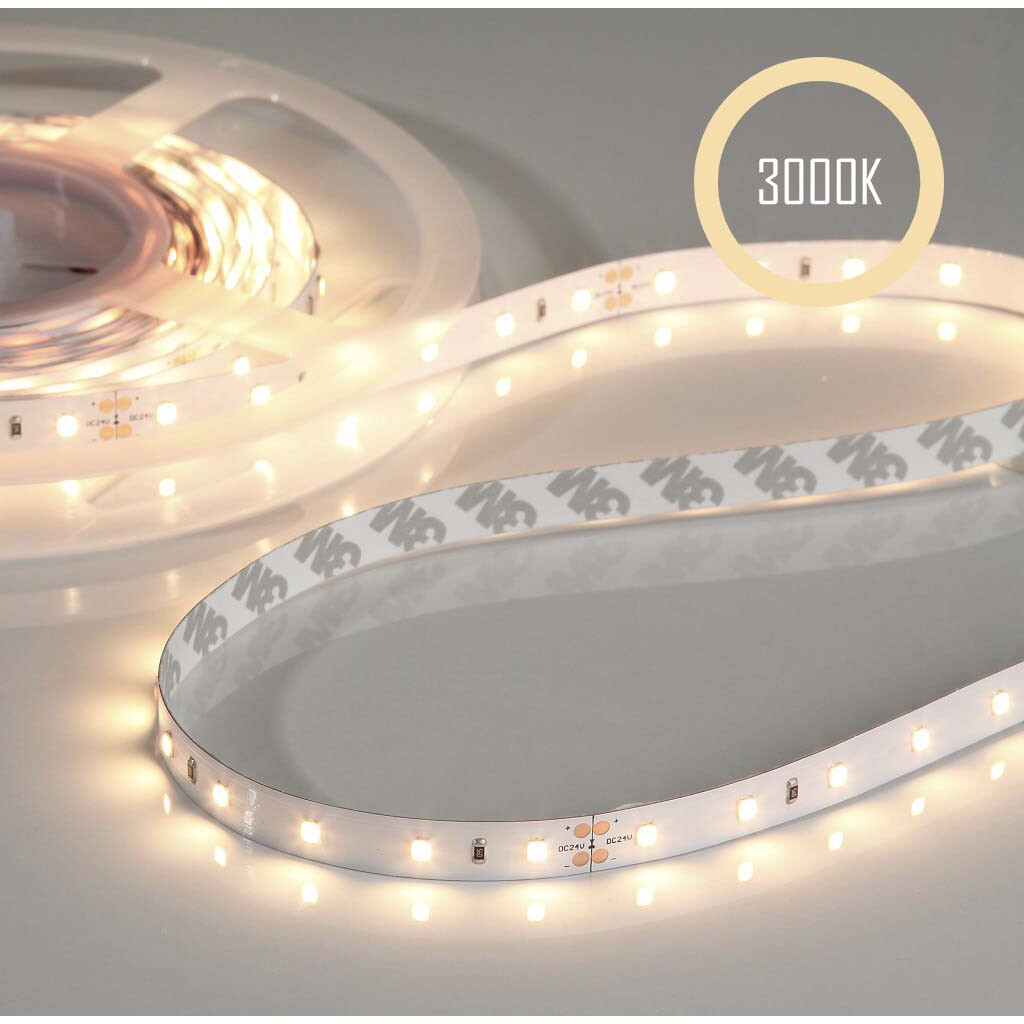 Emilum Flex Stripe 24V, 14.4W, 3000K, CRI90, 60LED, IP20, 10mm Emilum Flex Stripe 24V, 14.4W, 3000K, CRI90, 60LED, IP20, 10mm - Produktbild 1
