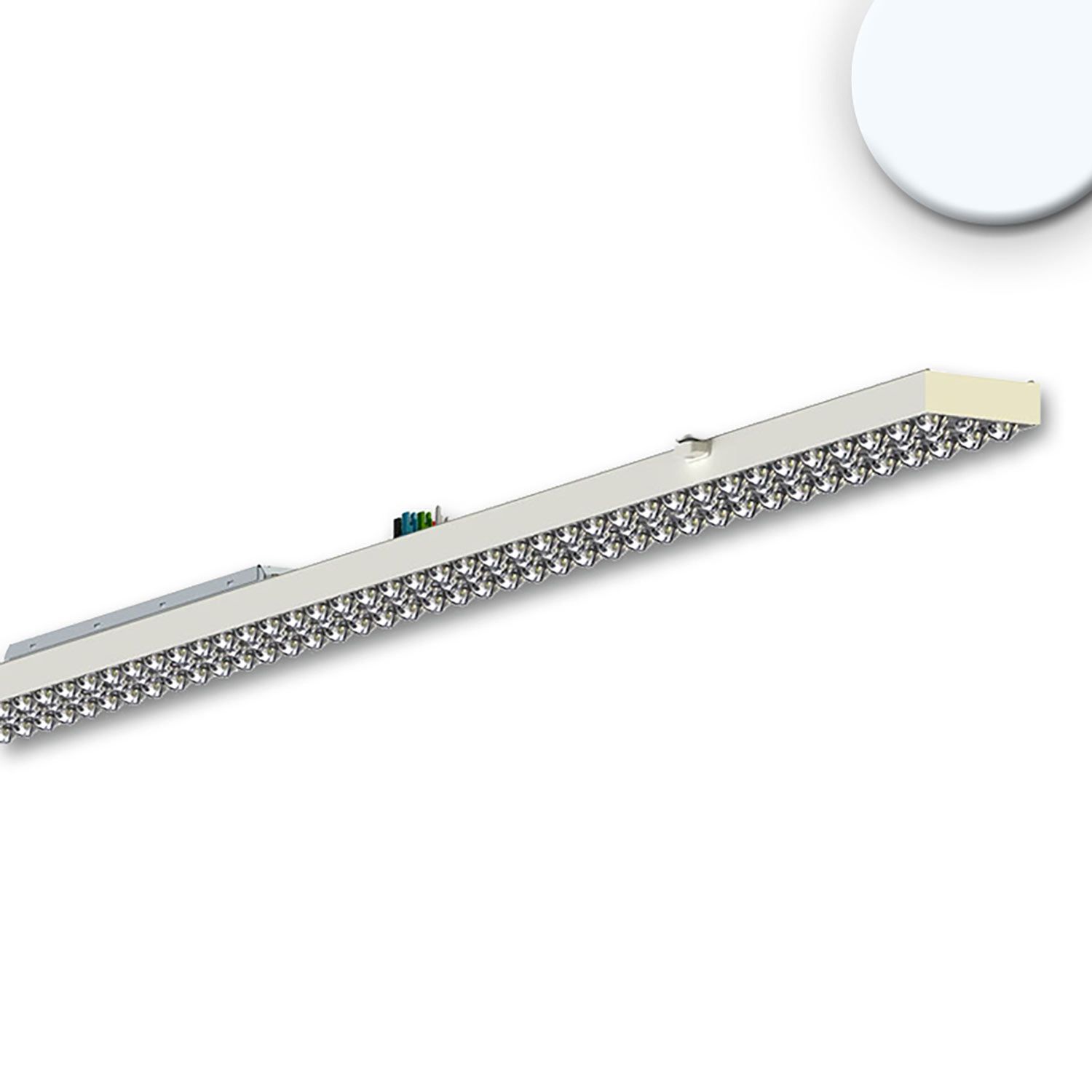 ISOLED FastFix LED Linearsystem S Modul 1,5m 25-75W, 5000K, 180lm/W, 25° links/25° rechts, DALI dimmbar - 1