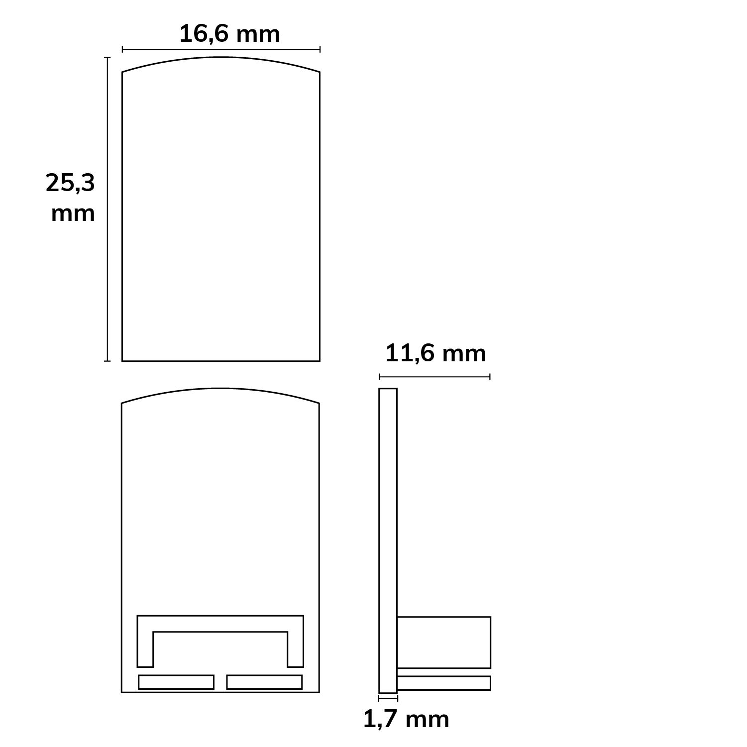 ISOLED Endkappe EC16 für SURF12 RAIL inkl. COVER4, ohne Kabelausgang, PVC, grauweiß - 2