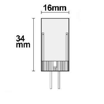 ISOLED G4 LED 33SMD, 3,5W, warmweiß - 2