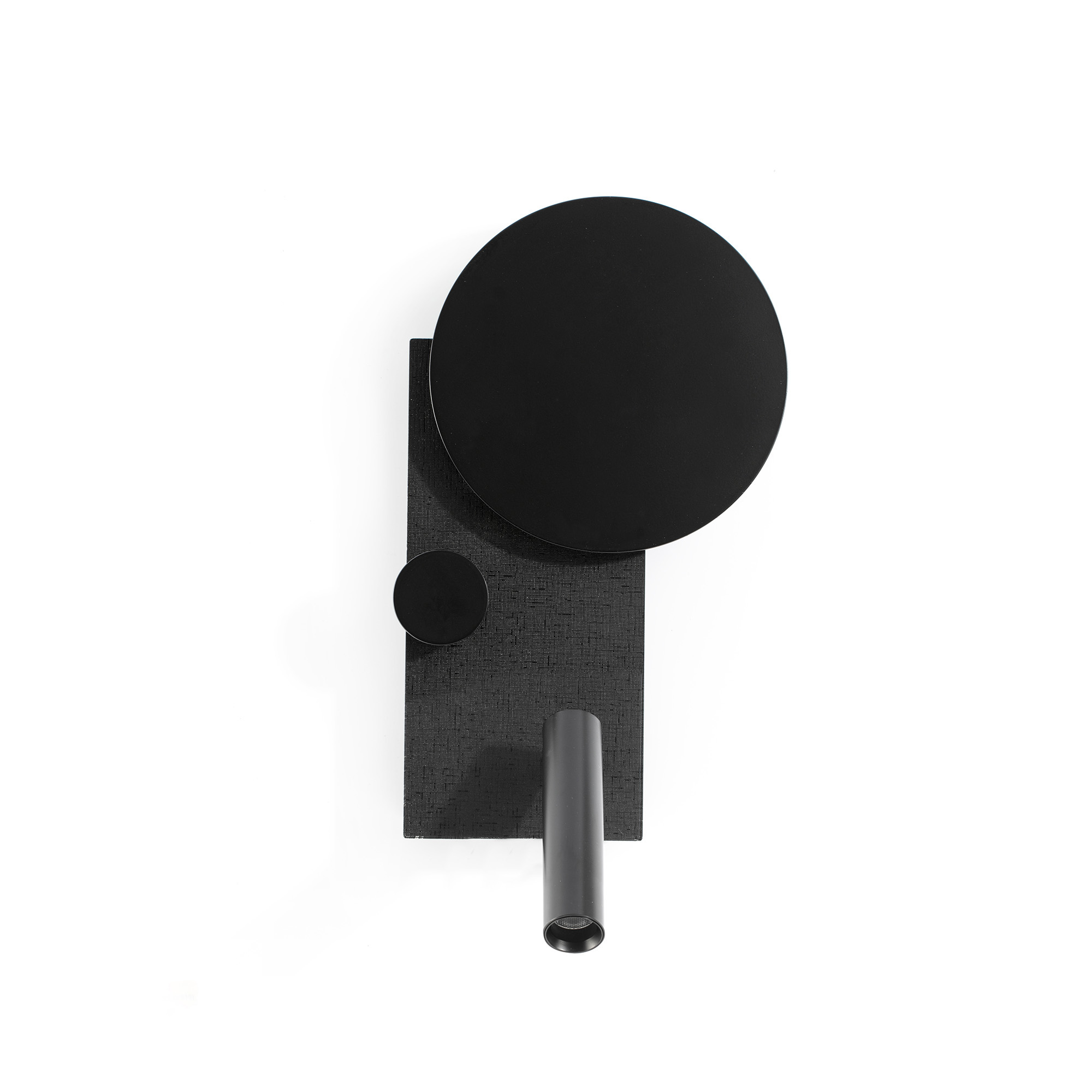 Faro KLEE Schwarze Wandleuchte links mit Leselampe Faro KLEE Schwarze Wandleuchte links mit Leselampe - Produktbild 1