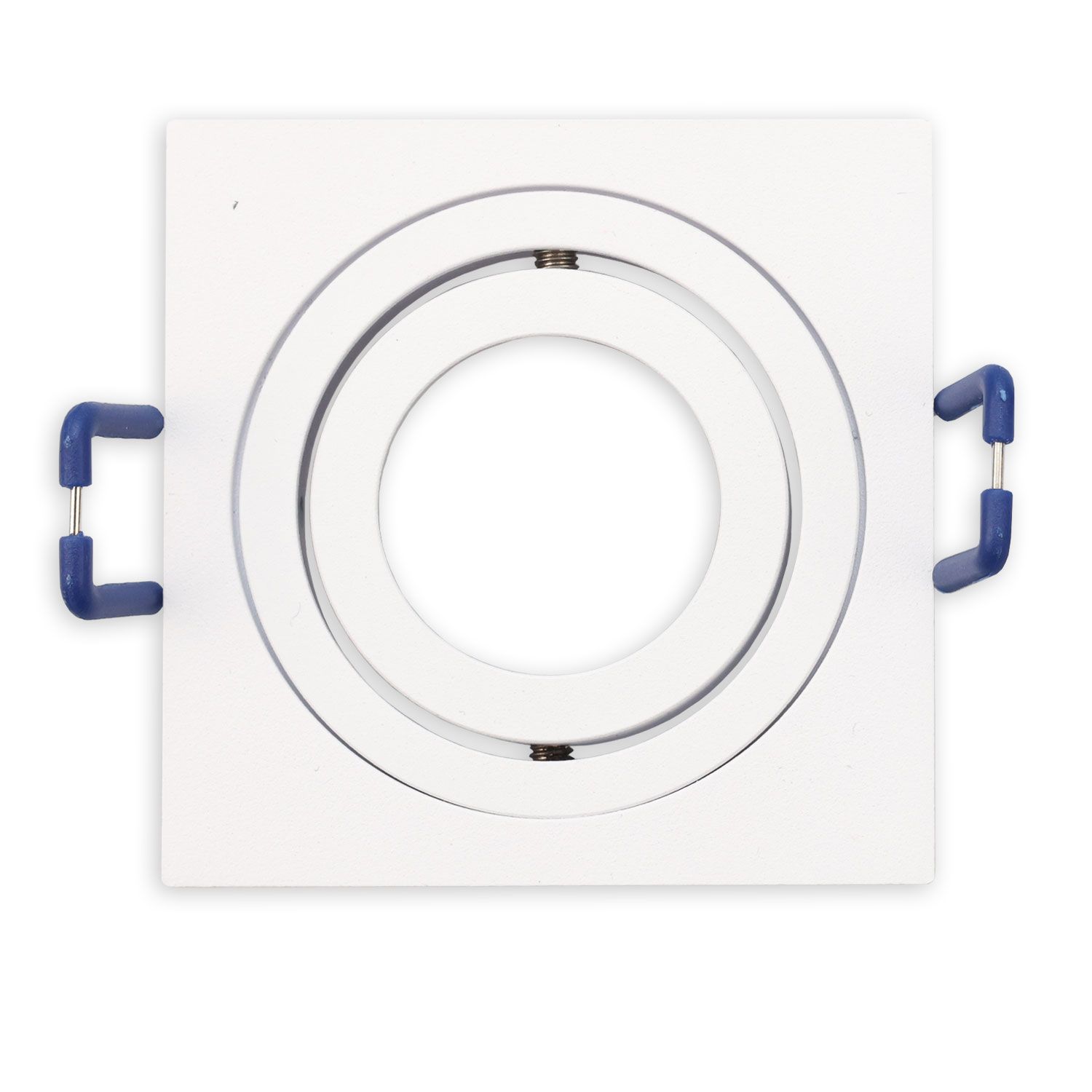 ISOLED Einbaurahmen für MR11/GU10 Mini Spots, schwenkbar, eckig, weiß - 1