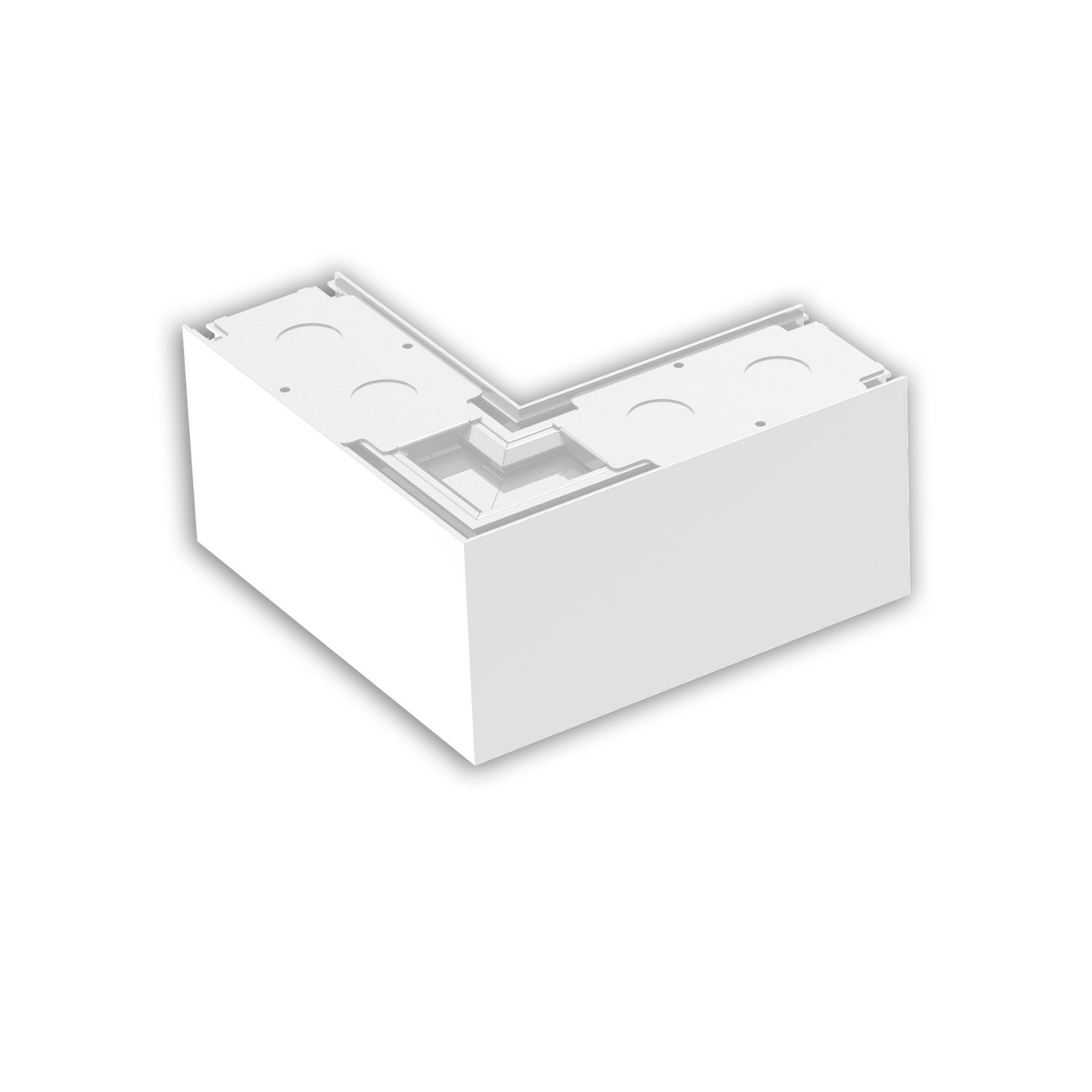 ISOLED L-Verbinder für Aufbau/Hängeleuchte LINKLINE50 weiß ISOLED L-Verbinder für Aufbau/Hängeleuchte LINKLINE50 weiß - 1