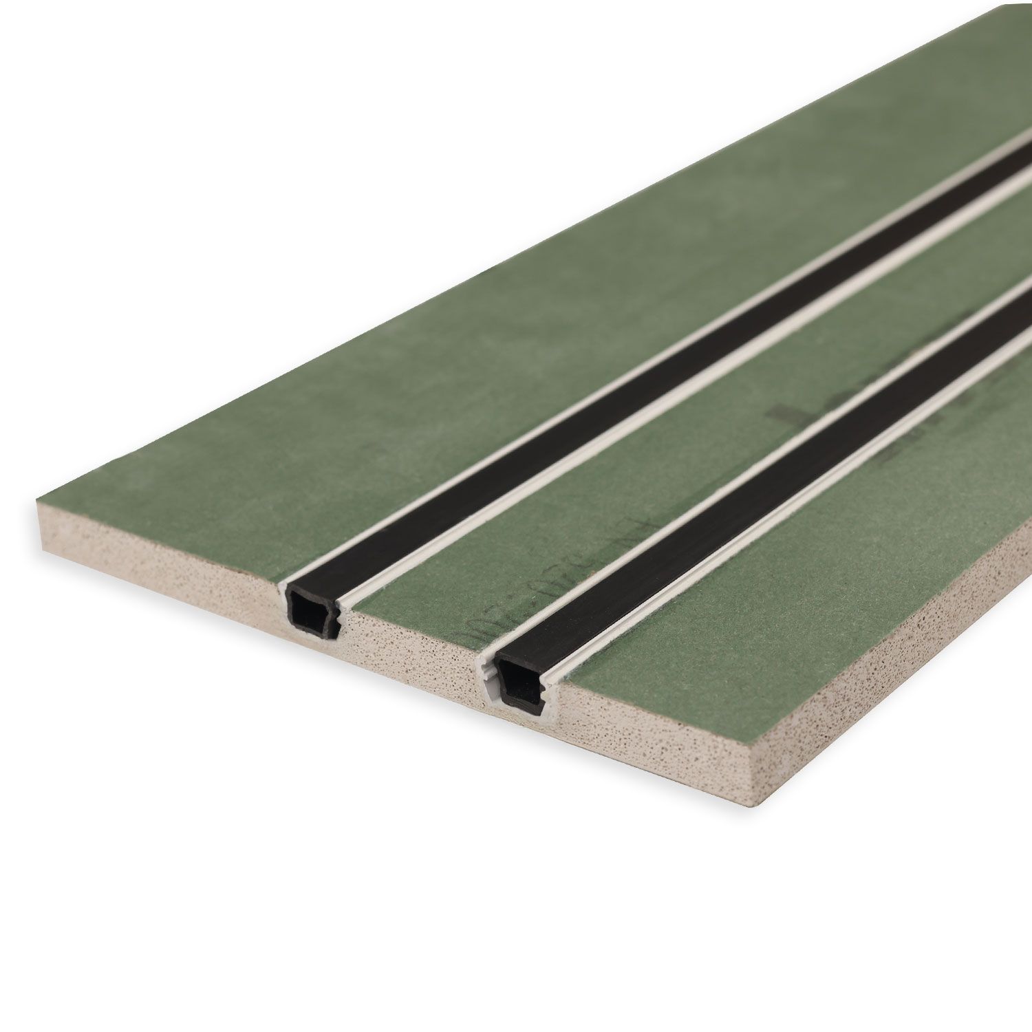 ISOLED Plaster 10 Double Gipskarton-Feuchtraumplatte 12.5mm, mit Profileinsatz inkl. Schutzcover, 100cm ISOLED Plaster 10 Double Gipskarton-Feuchtraumplatte 12.5mm, mit Profileinsatz inkl. Schutzcover, 100cm - 1