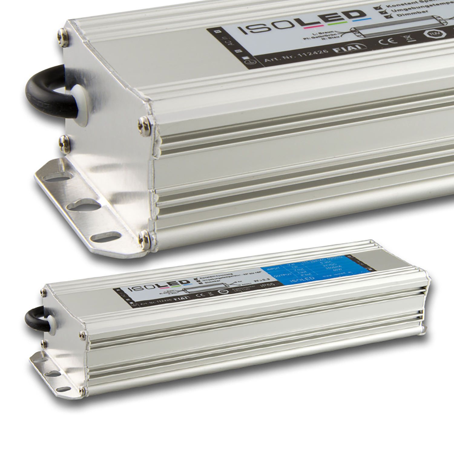 ISOLED LED Trafo 24V/DC, 15-60W dimmbar (Spannungssenke), IP65 ISOLED LED Trafo 24V/DC, 15-60W dimmbar (Spannungssenke), IP65 - 1
