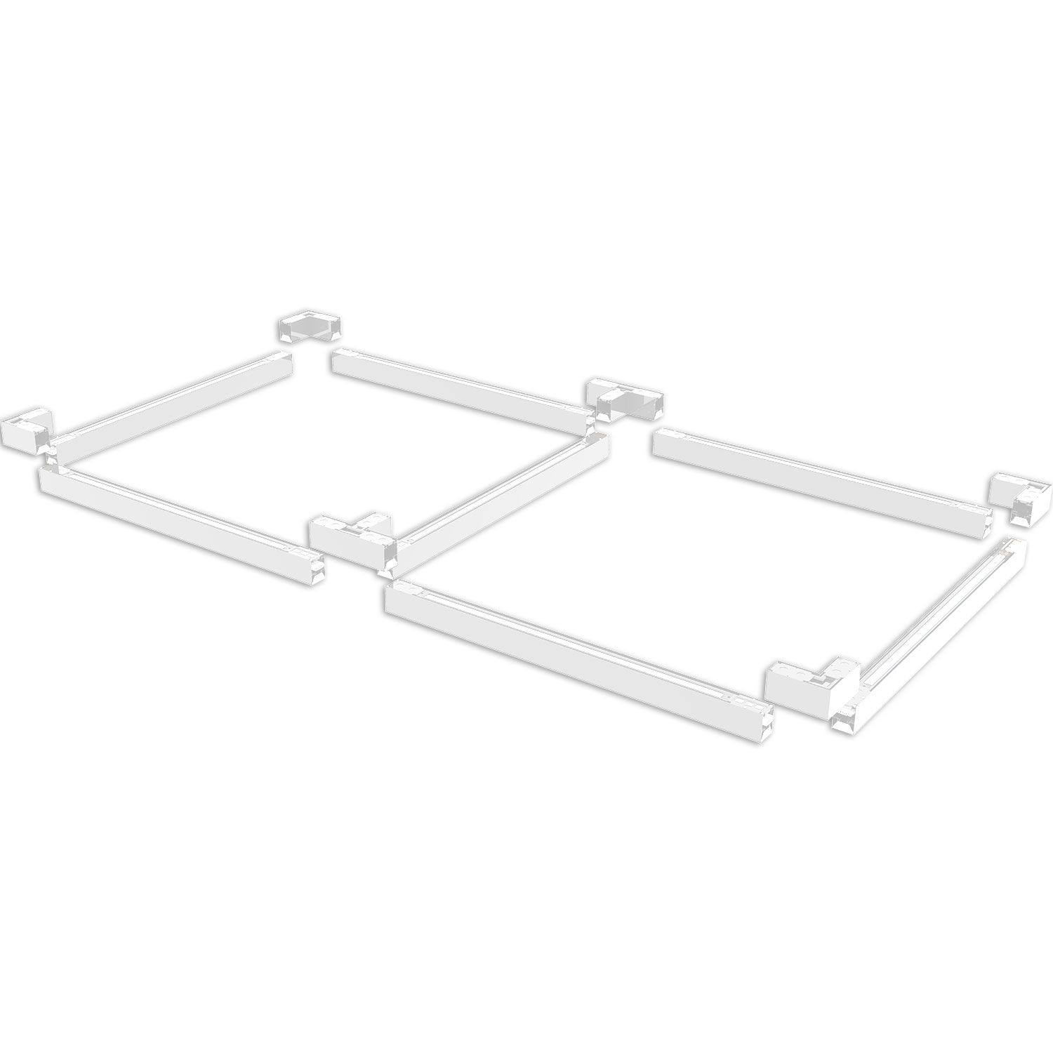 ISOLED LINKLINE50 LED Aufbau/Hängeleuchte, 60cm, 15W, UGR