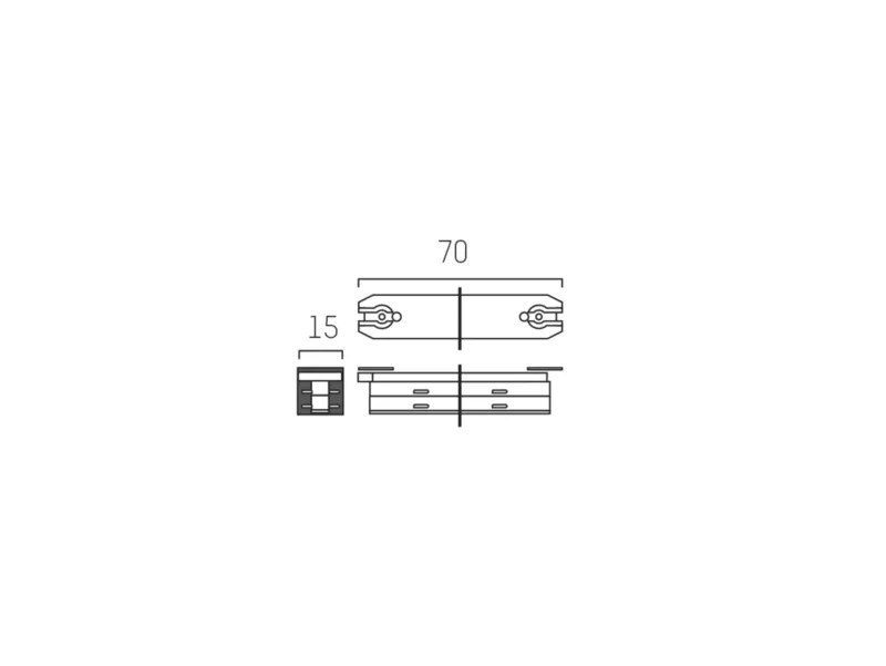 Molto Luce VOLARE LINEARVERBINDER (chrom) - 2