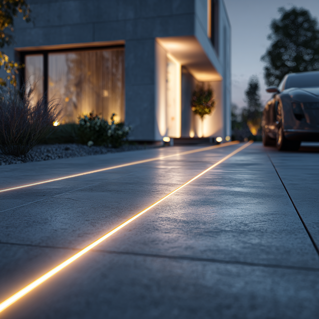 ISOLED LED Profil GROUND-OUT16, befahrbar, Aluminium eloxiert, 200cm, inkl. Abdeckung opal - 8