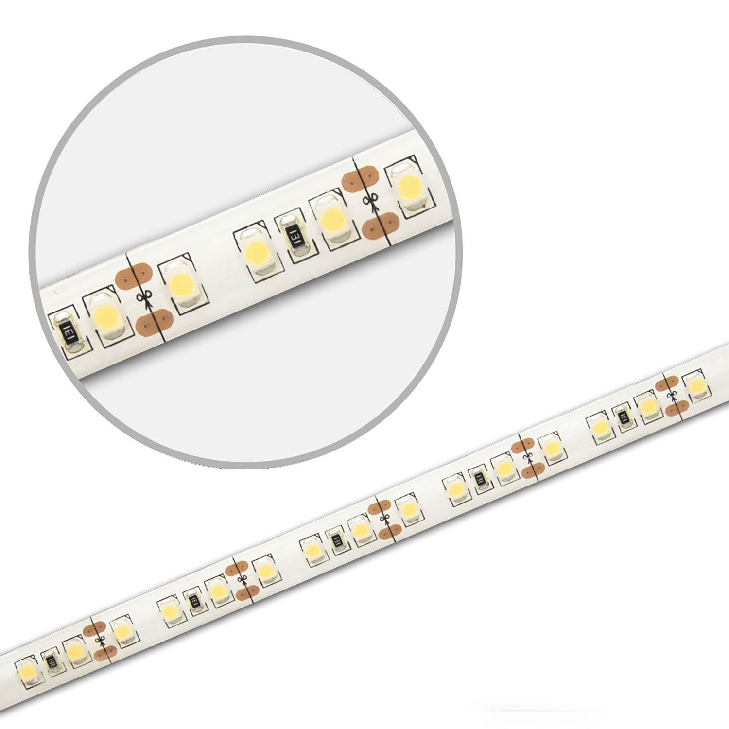 ISOLED LED SIL830 Flexband, 12V DC, 9,6W, IP66, 3000K, 5m Rolle, 120 LED/m - 3