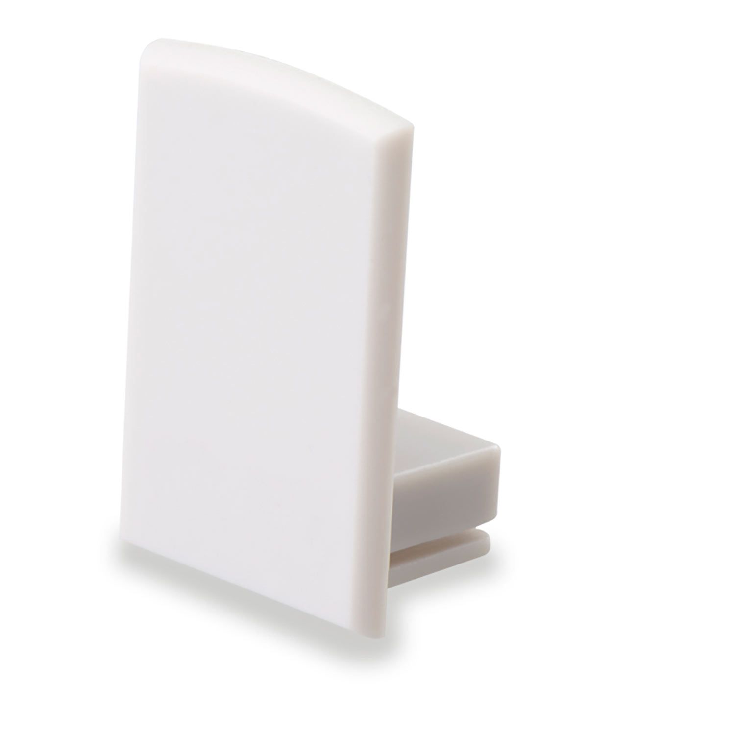 ISOLED Endkappe EC16 für SURF12 RAIL inkl. COVER4, ohne Kabelausgang, PVC, grauweiß ISOLED Endkappe EC16 für SURF12 RAIL inkl. COVER4, ohne Kabelausgang, PVC, grauweiß - 1