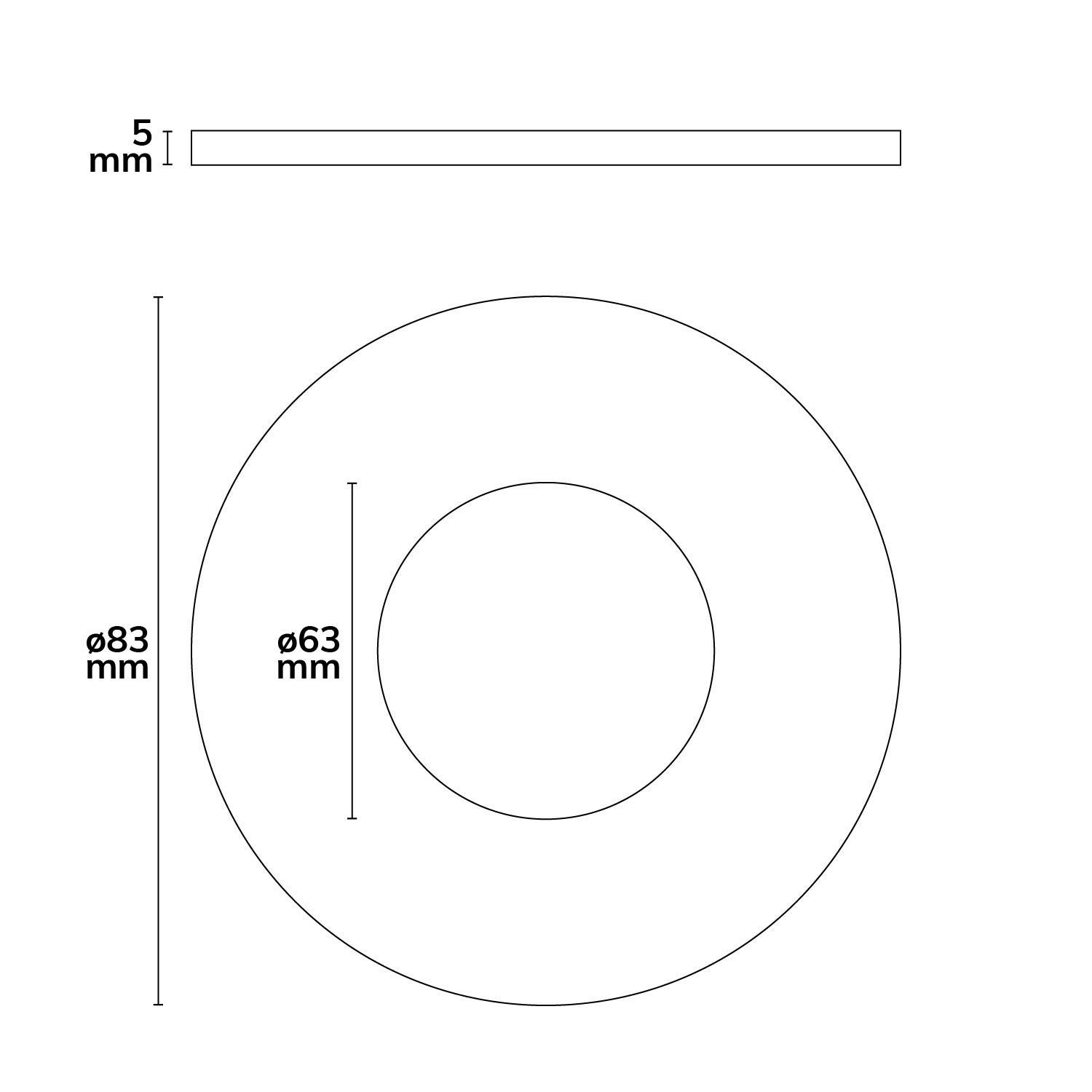 ISOLED Cover Aluminium gold gebürstet für Sys-68 - 3