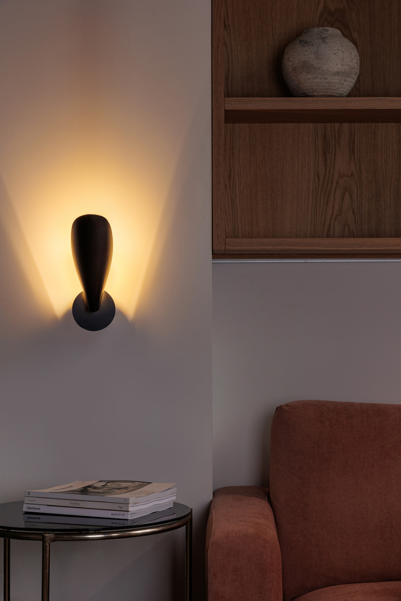 Faro LIGGERA Schwarze Wandleuchte - Produktbild 3