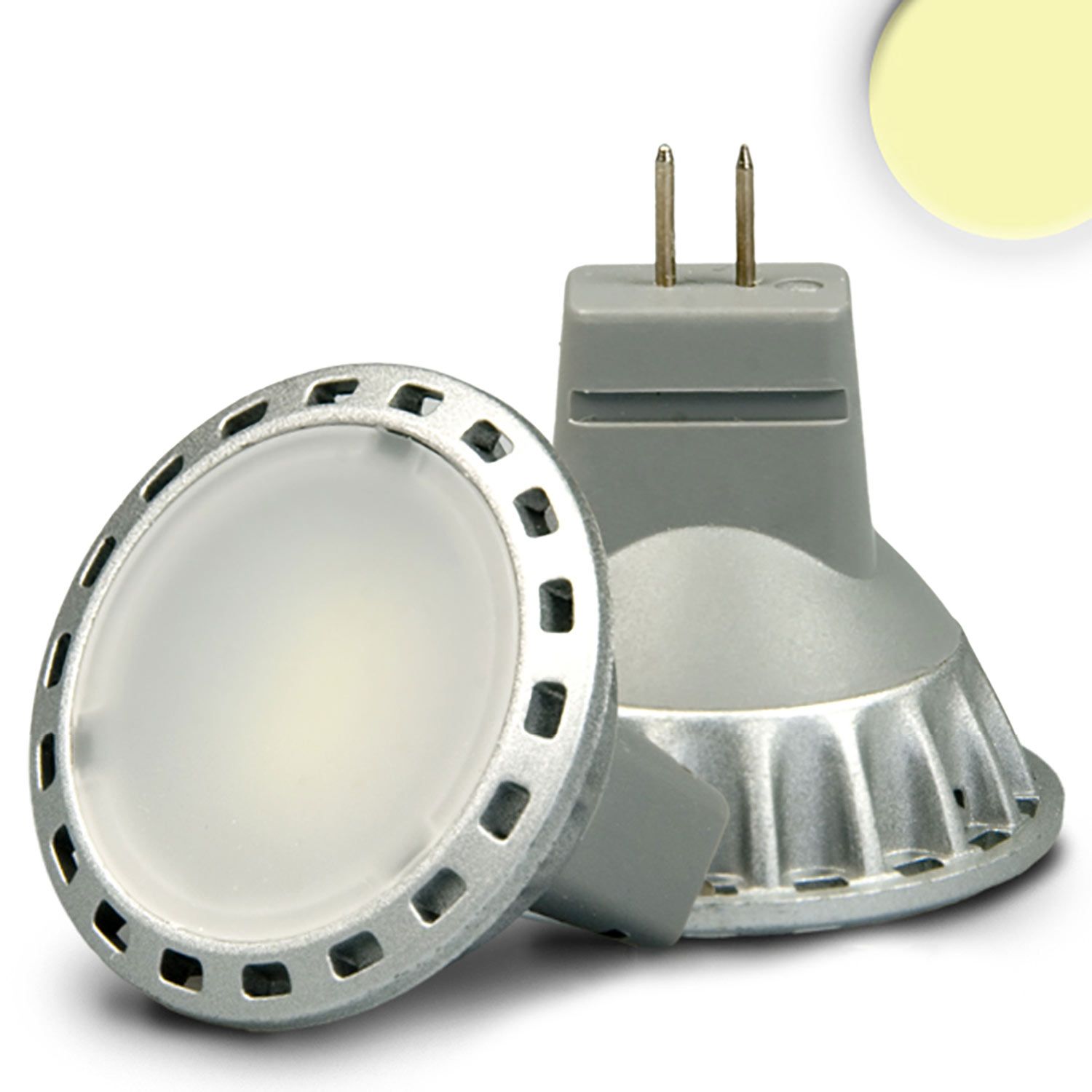 ISOLED MR11 LED 2W diffus, 120°, warmweiß - 1