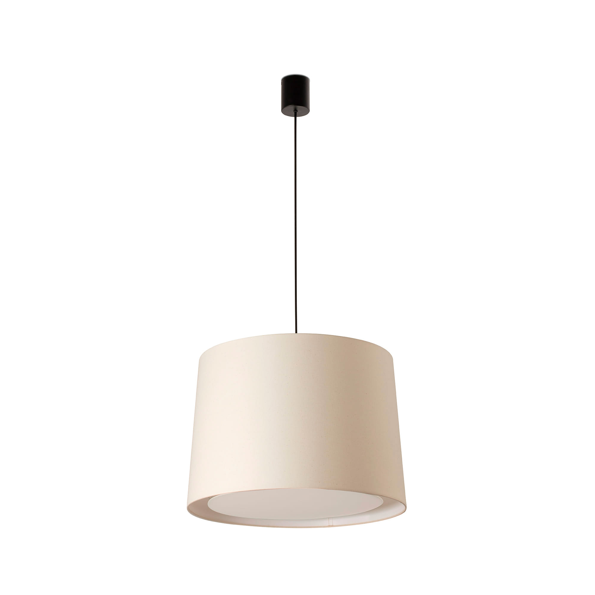 Faro CONGA Einzelne Pendelleuchte schwarz/beige Faro CONGA Einzelne Pendelleuchte schwarz/beige - 1