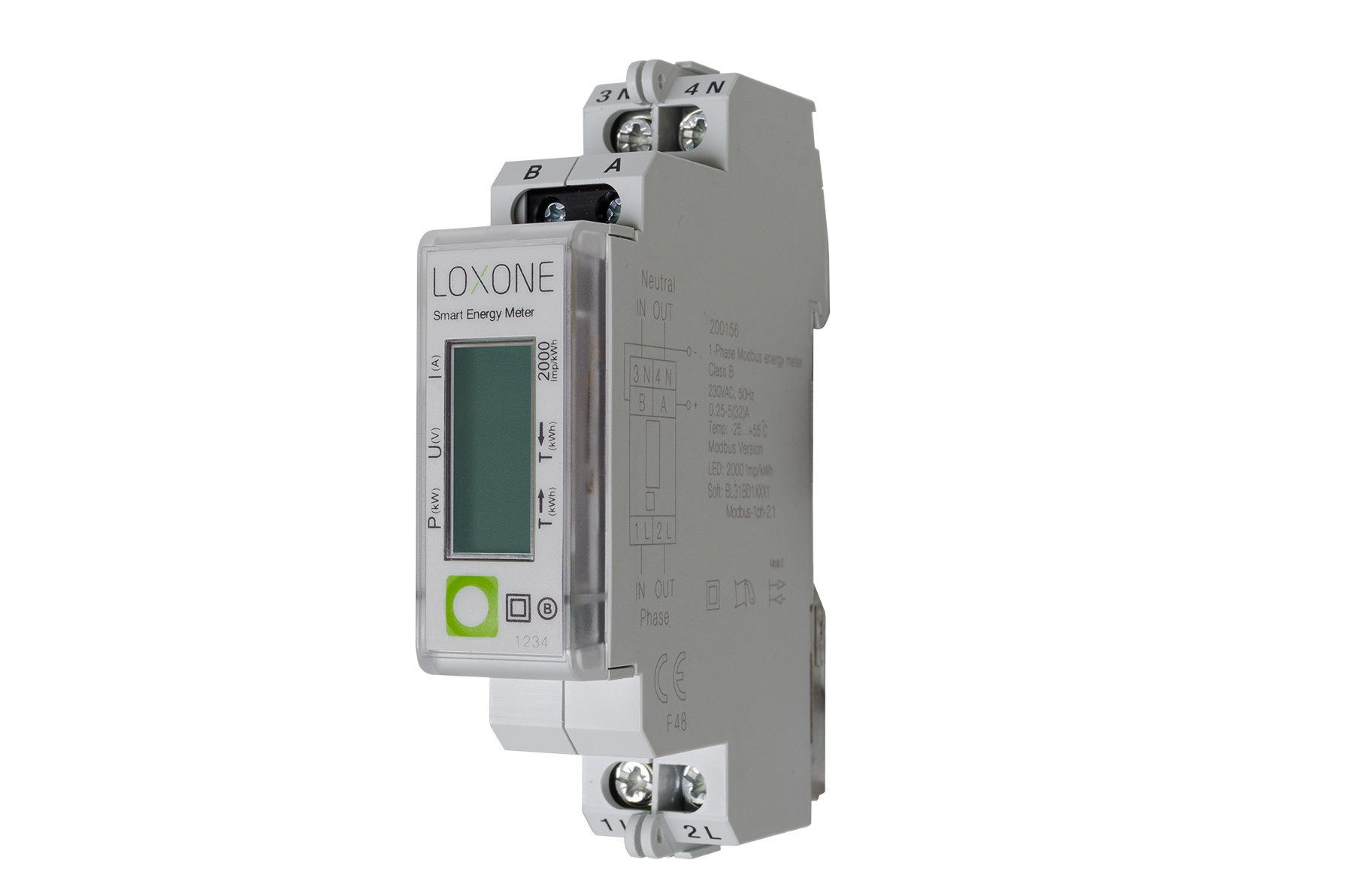 Loxone Modbus Energiezähler 1-Phasig - Produktbild 2