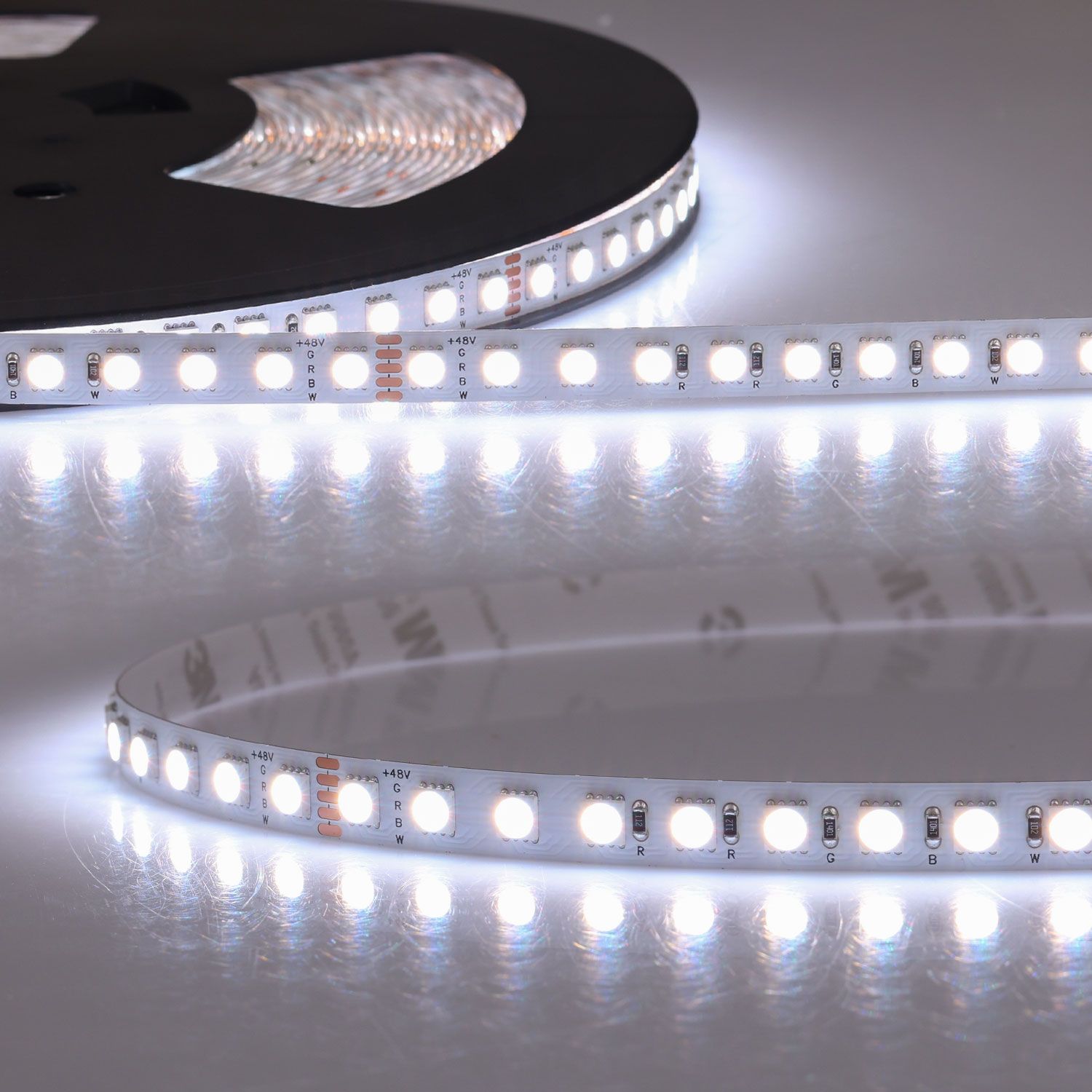 ISOLED LED RGB+WW Flexband, 48V DC, 19W, IP20, 20m Rolle, 96 LED/m - 6