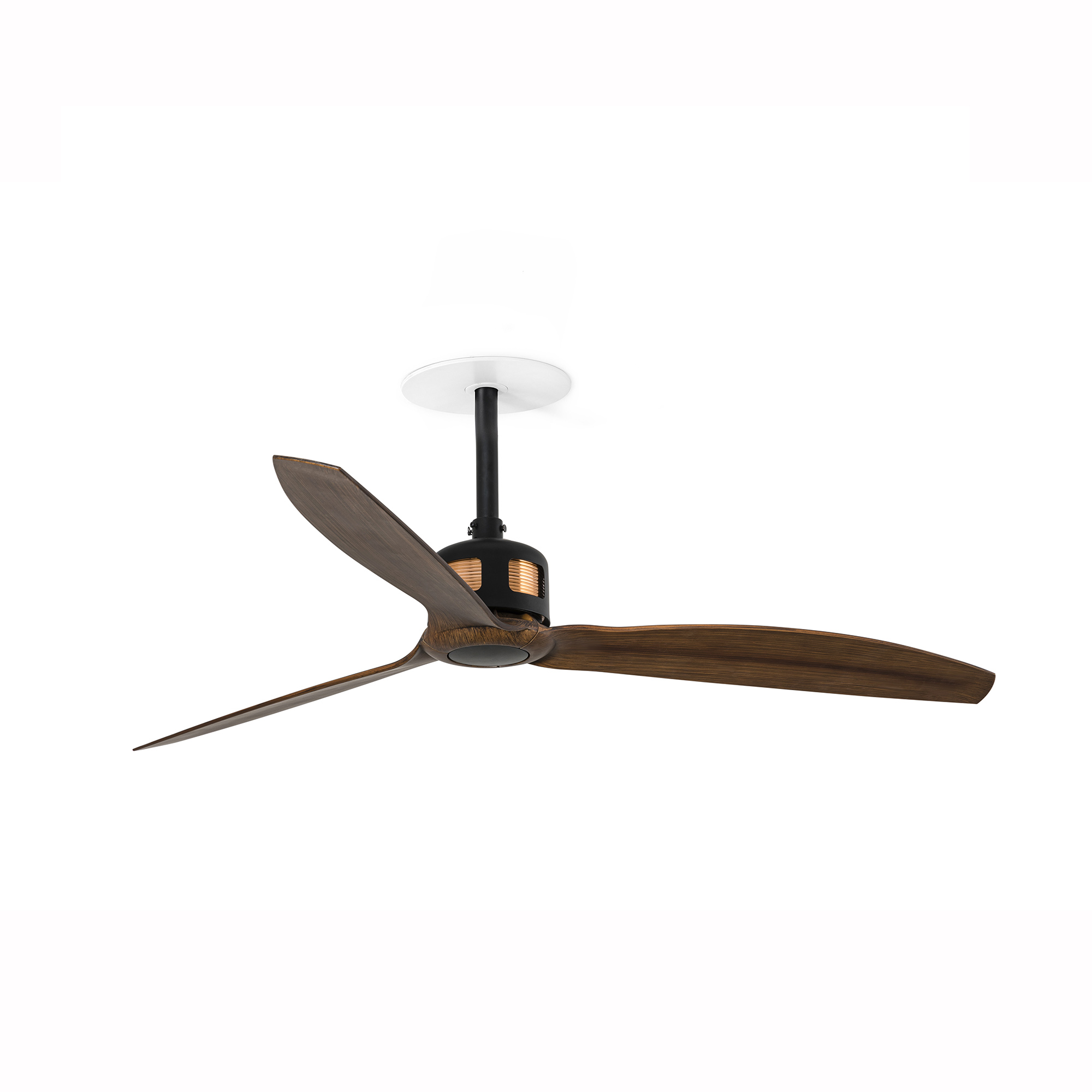 Faro COPPER FAN RECESSED M Schwarz/nussbaum-Ventilator Wall Control 2700K SWT TUYA 110V 1-10V Faro COPPER FAN RECESSED M Schwarz/nussbaum-Ventilator Wall Control 2700K SWT TUYA 110V 1-10V - 1