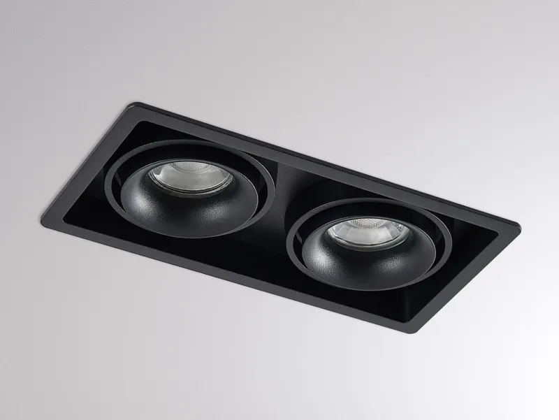 Molto Luce QANA DOUBLE SQUARE R (schwarz) Molto Luce QANA DOUBLE SQUARE R (schwarz) - Produktbild 1