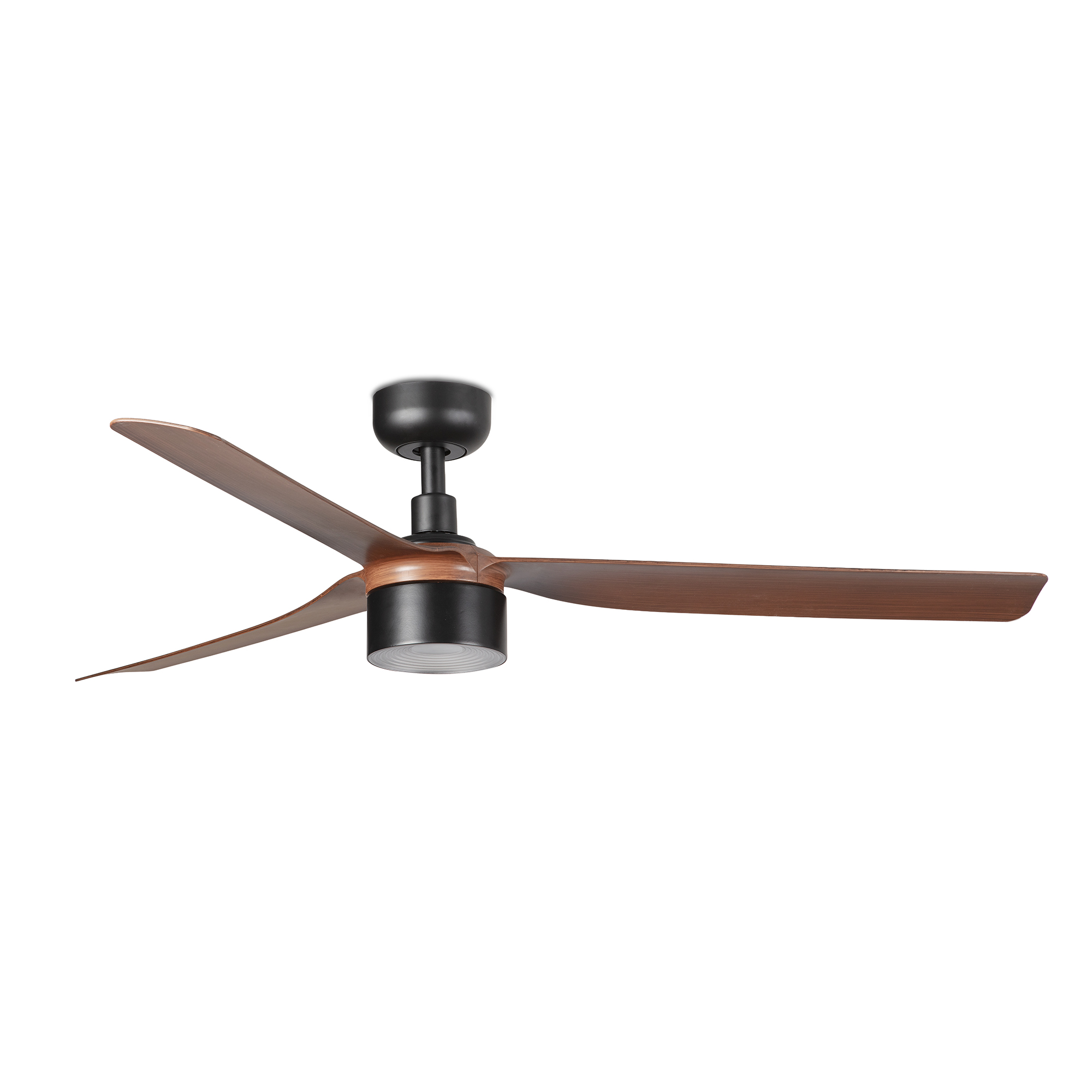 Faro PUNT TEK M Ventilator schwarz/Nussbaum 3000K - 1