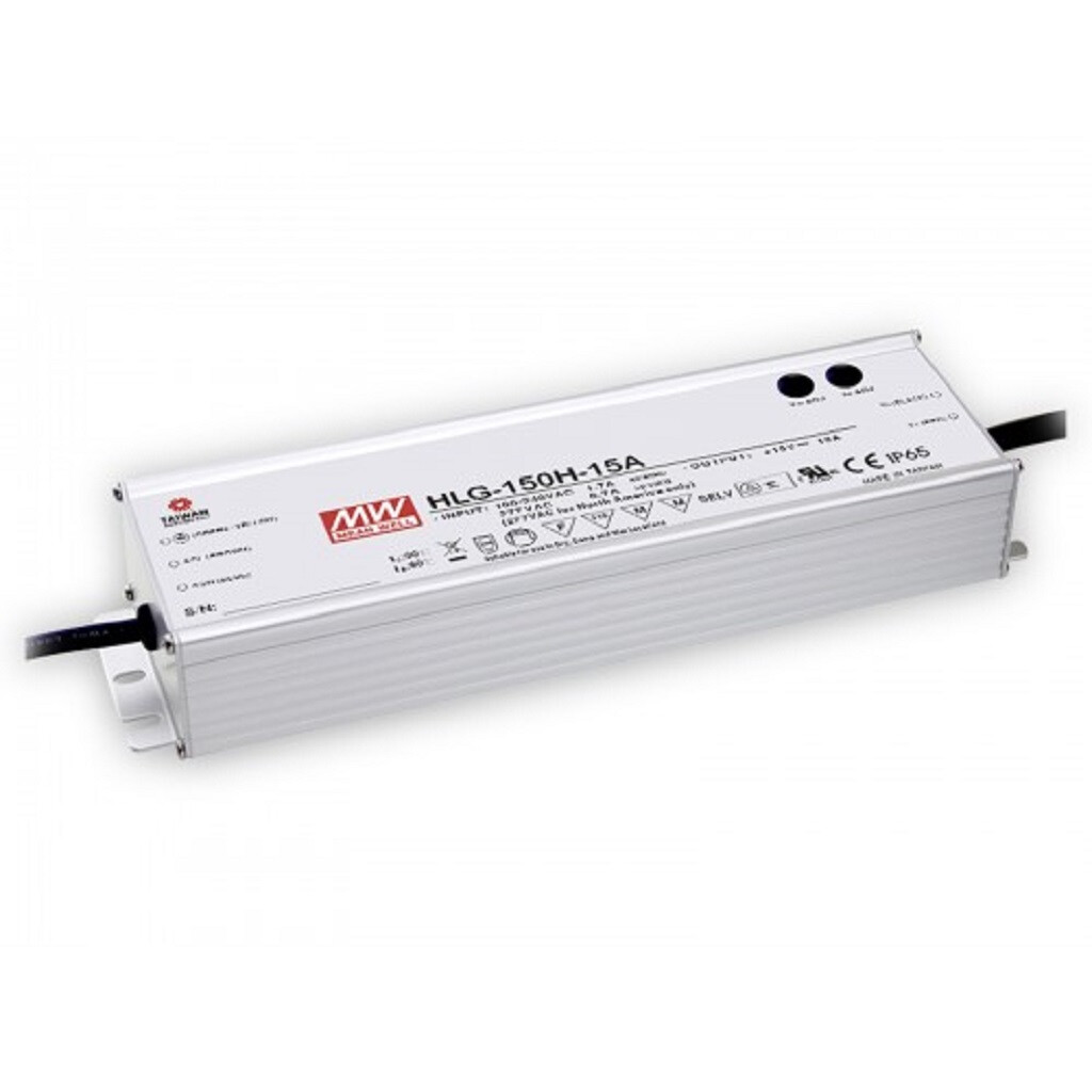 Emilum HLG-150H-24 LED-Treiber, LED-Trafo Konstantspannung, Konstantstrom 150 W 6.3 A 24 V/DC PFC-Schaltkreis, Überlastschutz Emilum HLG-150H-24 LED-Treiber, LED-Trafo Konstantspannung, Konstantstrom 150 W 6.3 A 24 V/DC PFC-Schaltkreis, Überlastschutz - 1