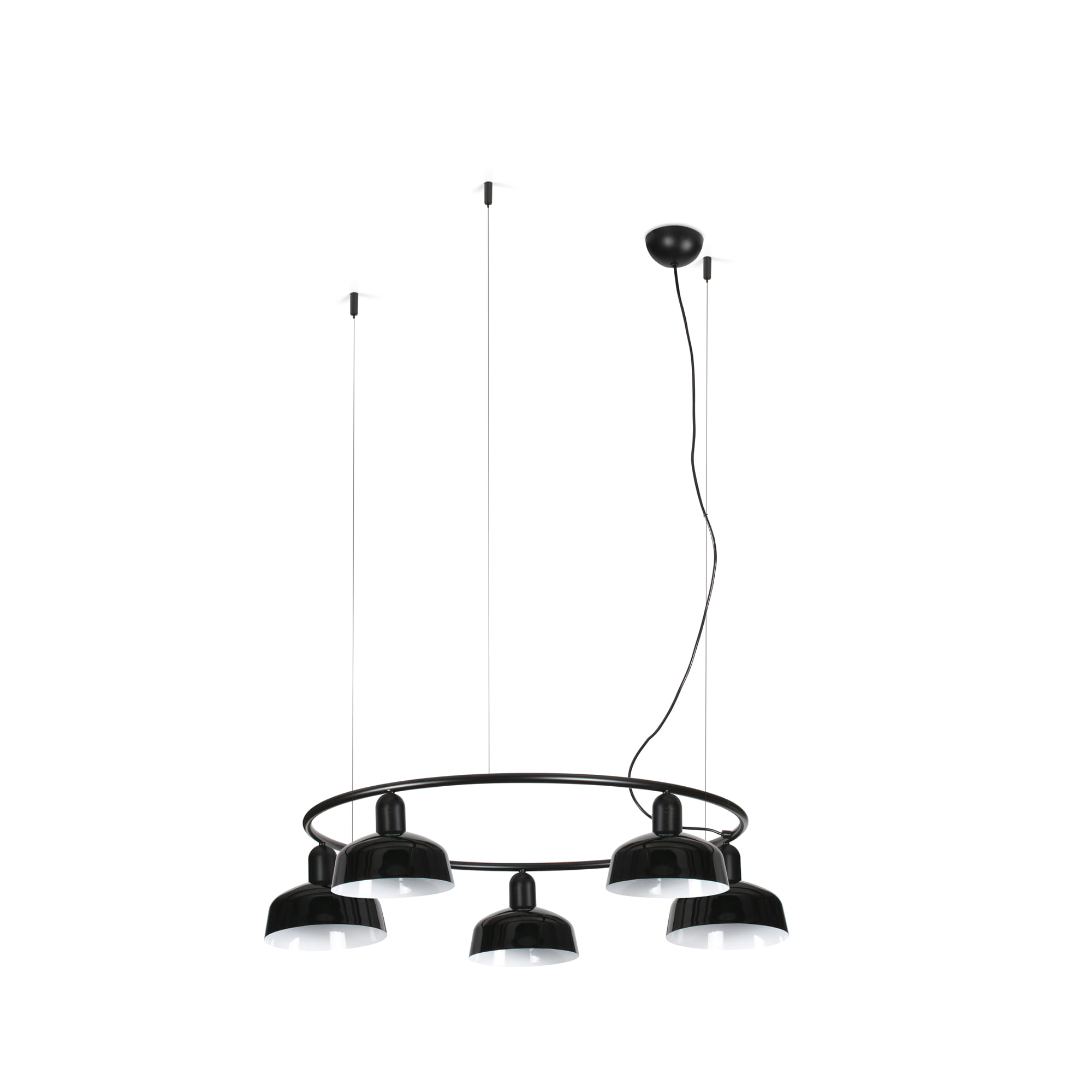 Faro TATAWIN S Metall 5L Kreisförmige Hängeleuchte Schwarze Faro TATAWIN S Metall 5L Kreisförmige Hängeleuchte Schwarze - 1