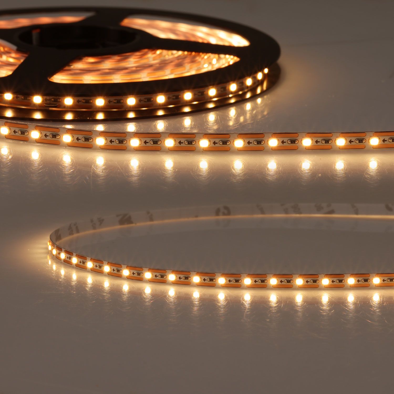 ISOLED LED CRI927 MiniAMP Flexband, 24V DC, 7W, IP20, 2700K, 500cm, Kabel beids. + maleAMP, 120 LED/m - 1