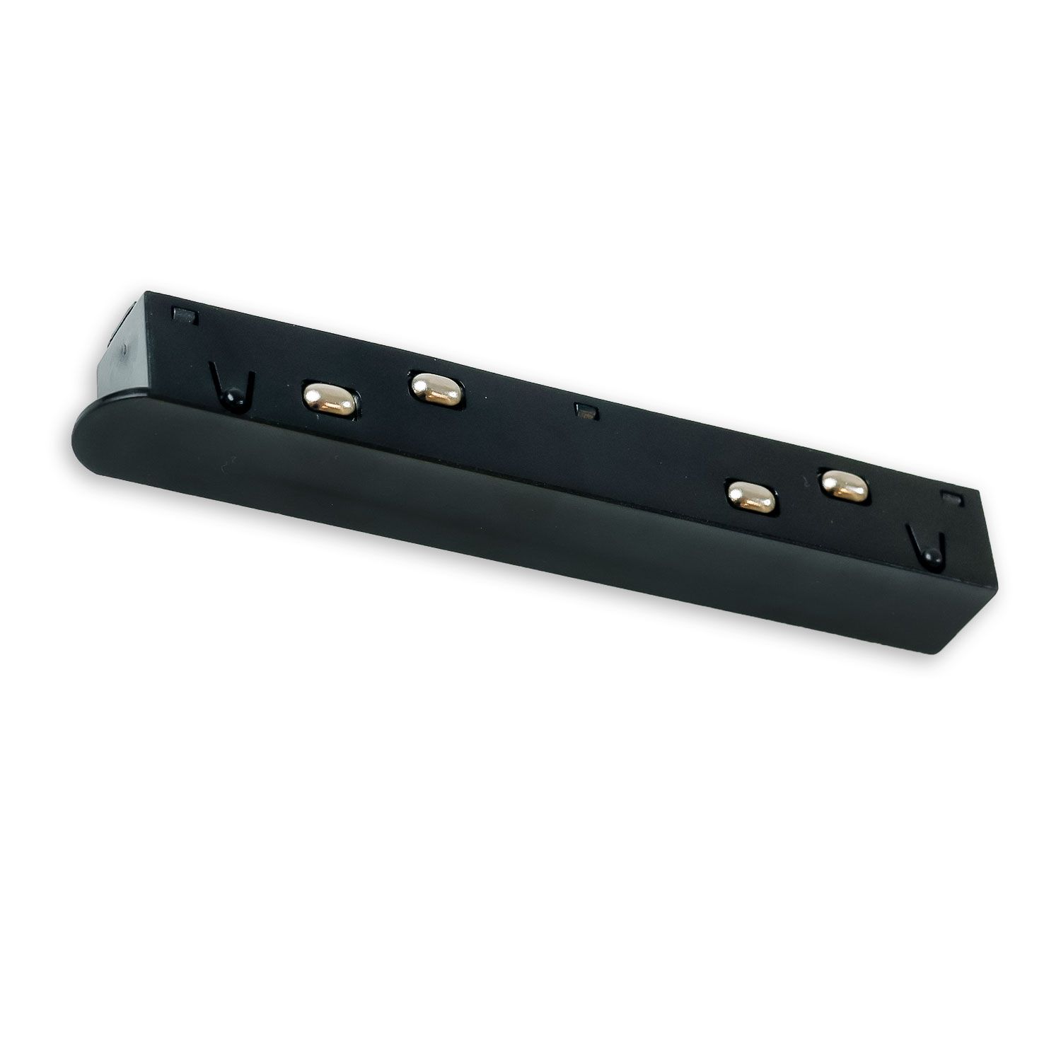 ISOLED Track48 Linear-Verbinder-Mini, starr, stromführend, schwarz, max. 6A, 4-polig ISOLED Track48 Linear-Verbinder-Mini, starr, stromführend, schwarz, max. 6A, 4-polig - 1