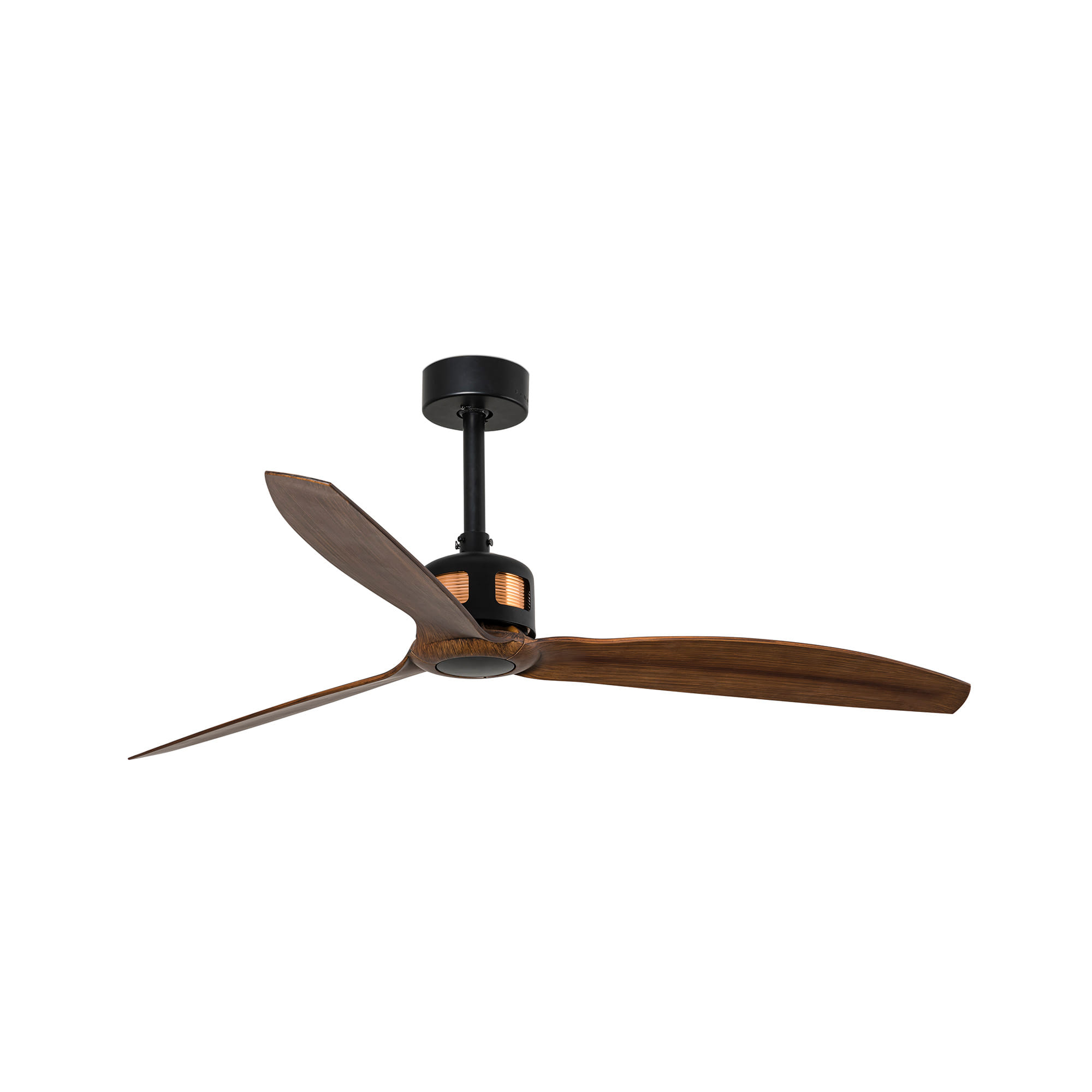 Faro COPPER FAN M Schwarz/nussbaum-Ventilator Wall Control 2700K SWT TUYA 110V 1-10V Faro COPPER FAN M Schwarz/nussbaum-Ventilator Wall Control 2700K SWT TUYA 110V 1-10V - 1