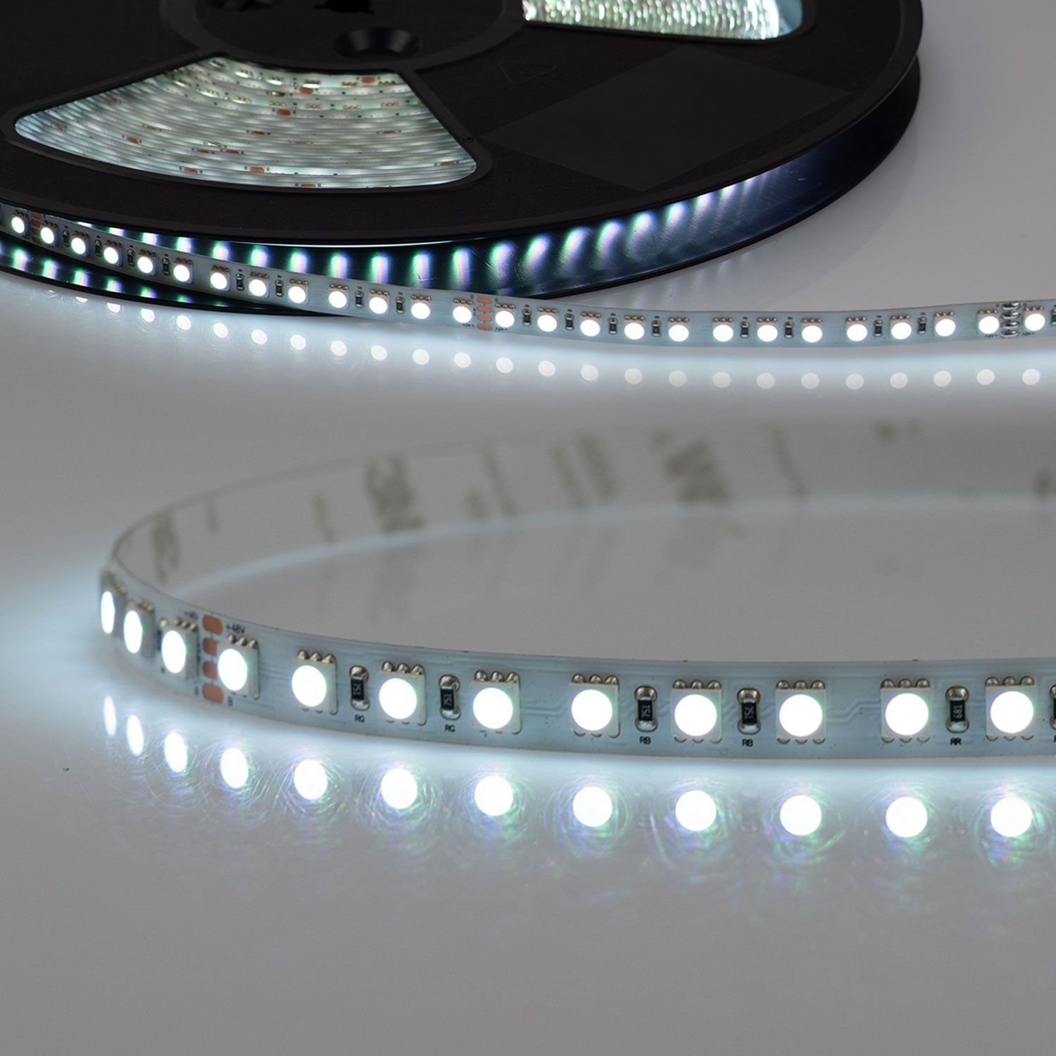 ISOLED LED RGB 48V Flexband, 14,4W, IP20, 20m Rolle, 96 LED/m - 1