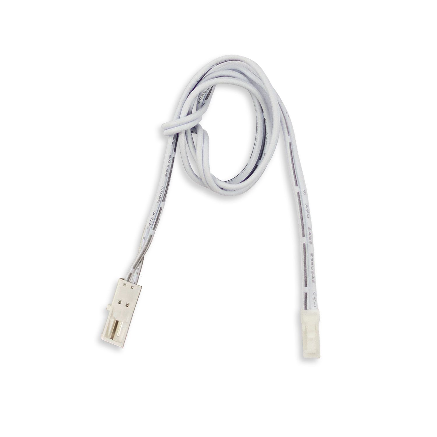 ISOLED MiniAMP Polaritätswechsler male-female, 60mm, 2-polig, weiß, max. 3A - 1