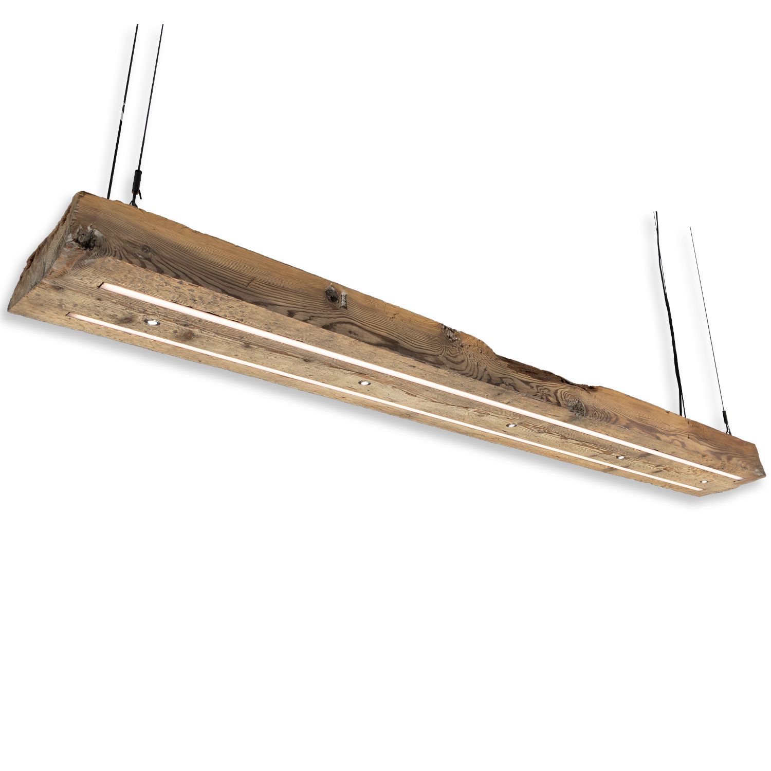 ISOLED LED ZILLACHTOL HOIZ Altholz Hängeleuchte 180cm - MUSTERARTIKEL - 5