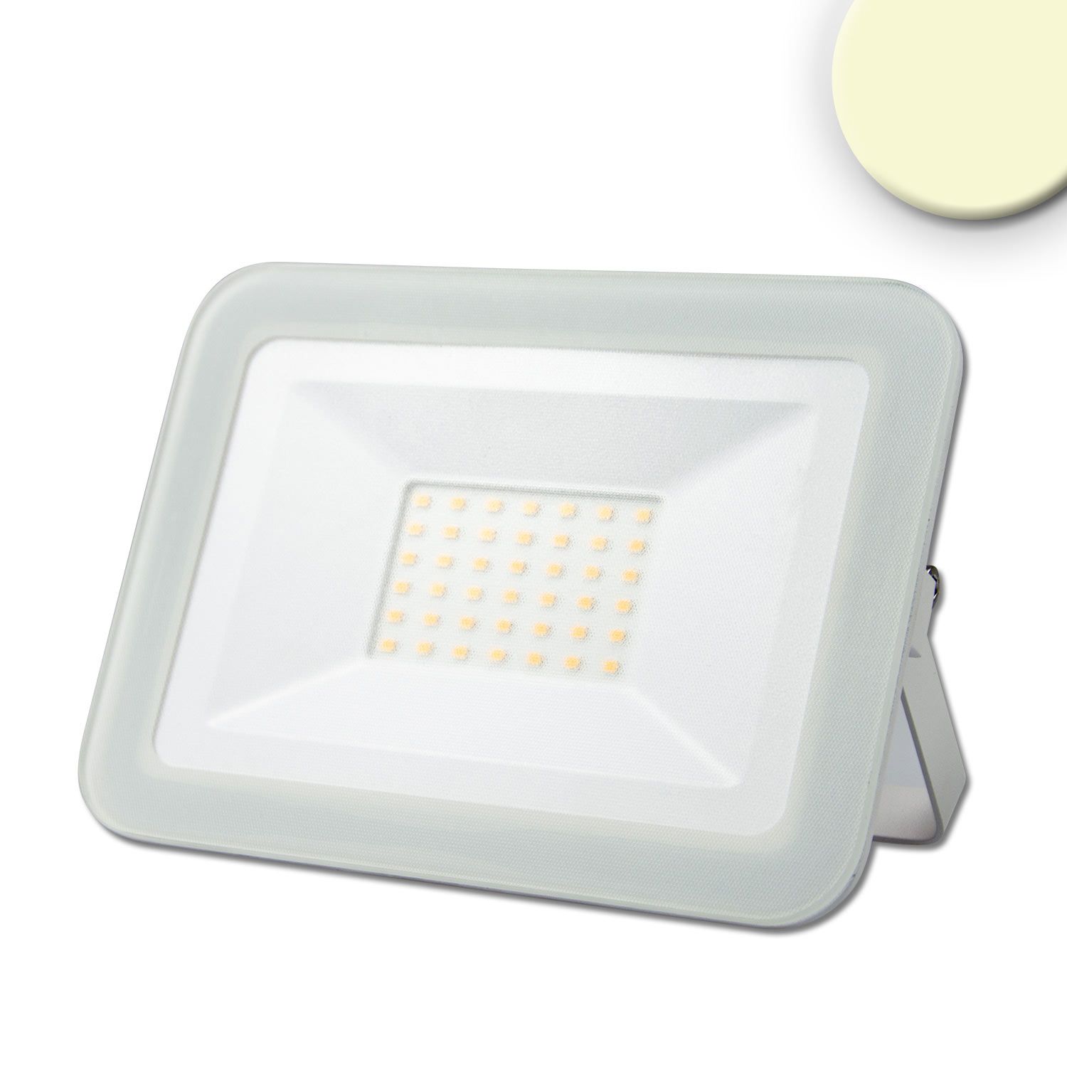 ISOLED LED Fluter Pad 30W, weiß, 3000K 100cm Kabel ISOLED LED Fluter Pad 30W, weiß, 3000K 100cm Kabel - 1