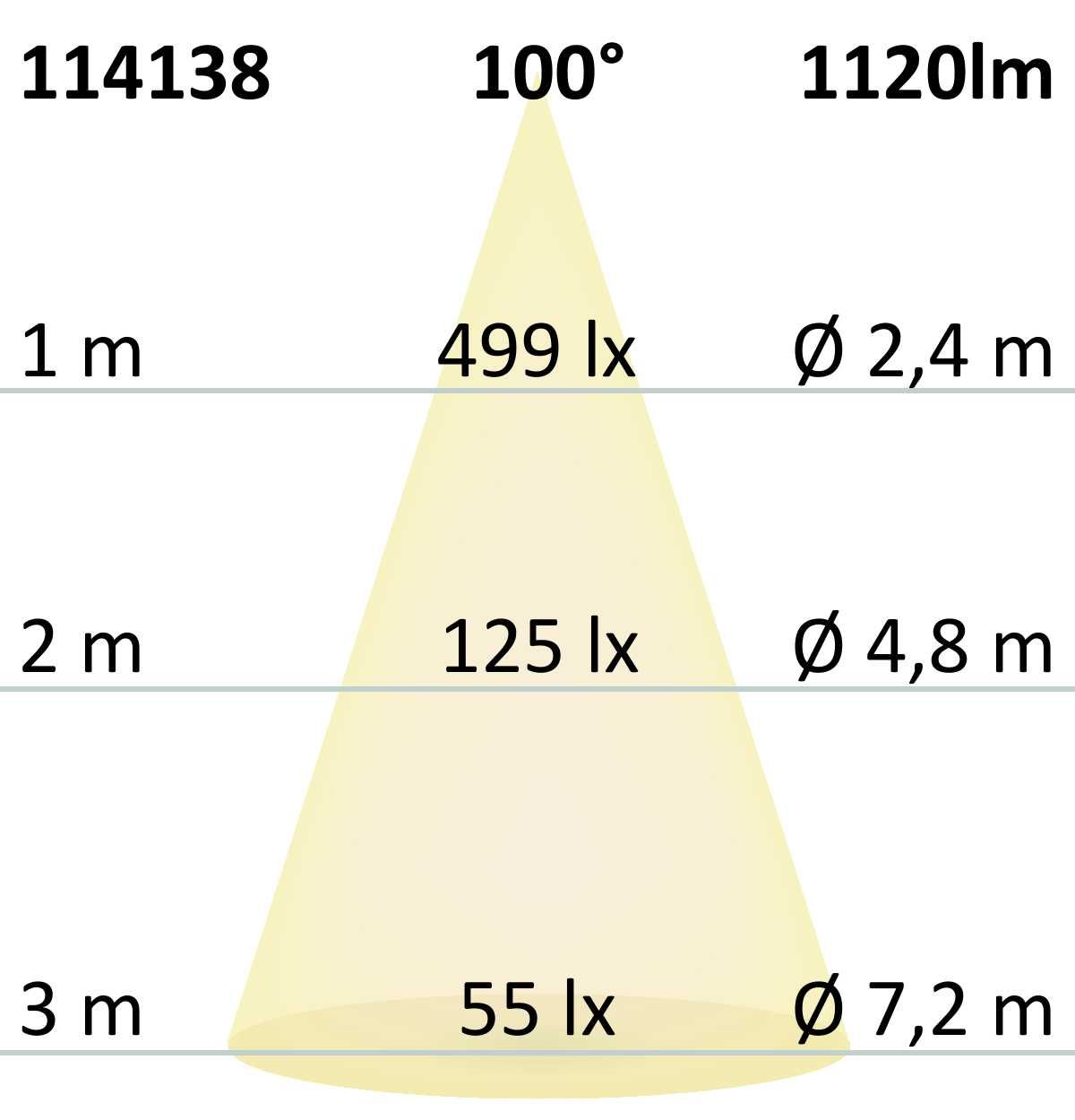ISOLED LED Einbaustrahler Sys-90, 12W, weißdynamisch 3000-4000K, DALI DT8 dimmbar (exkl. Cover) - 8