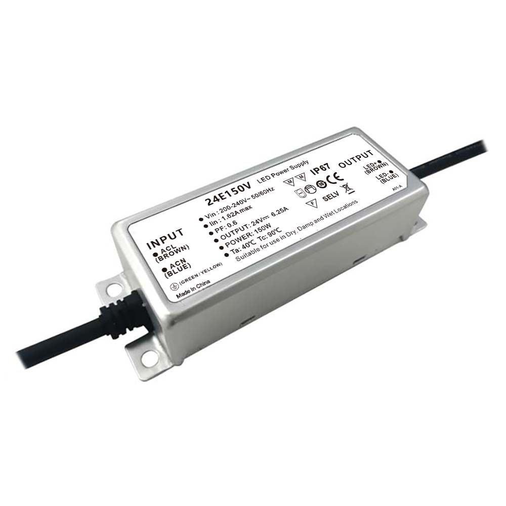 ISOLED LED Trafo 24V/DC, 0-150W, IP66, Powersync ISOLED LED Trafo 24V/DC, 0-150W, IP66, Powersync - 1