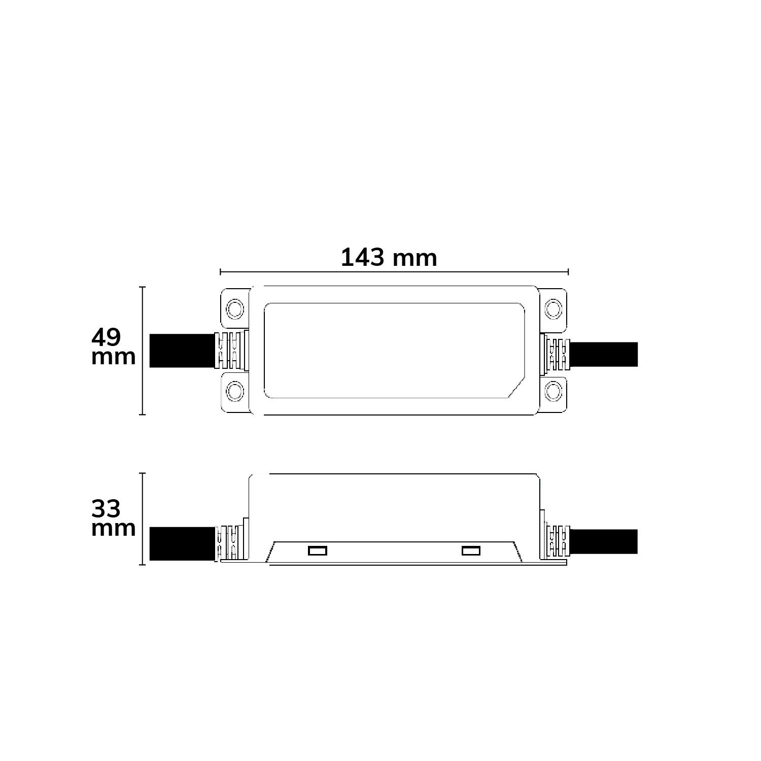 ISOLED LED Trafo 24V/DC, 0-100W, IP66, Powersync - 2