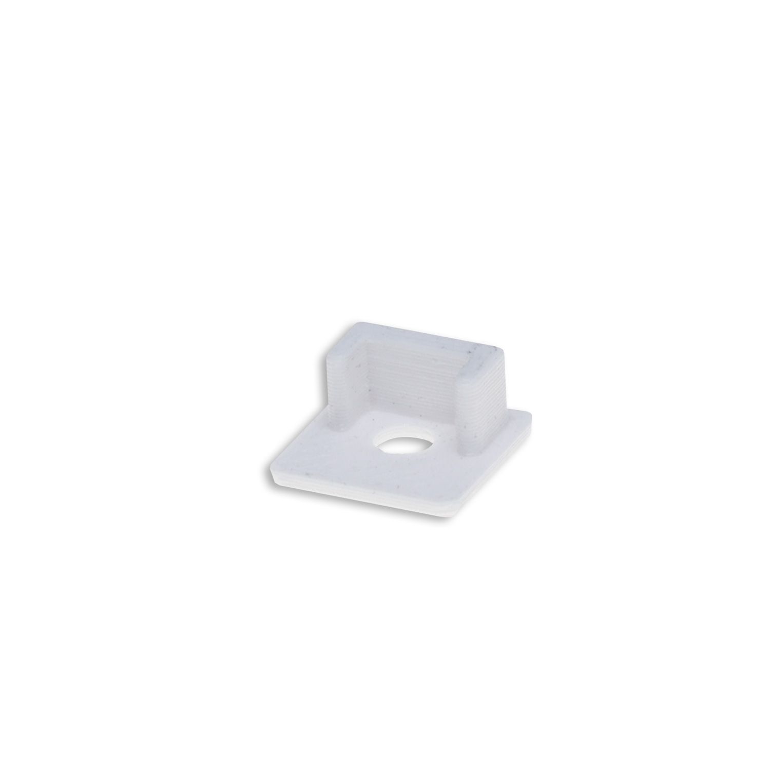 ISOLED Endkappe EC219 weiß für LED Fliesenprofil UP8, mit Kabeldurchführung - 2