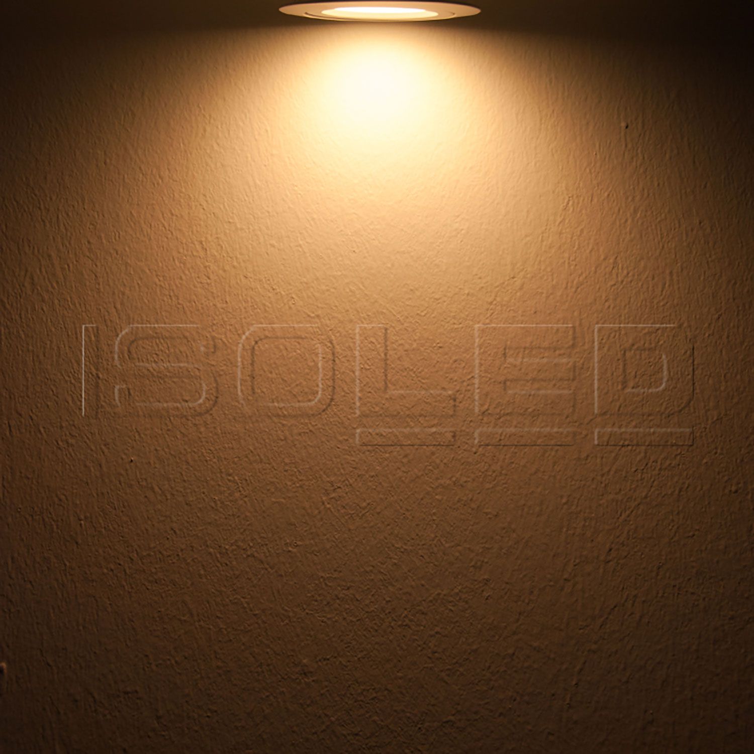 ISOLED LED Einbaustrahler, silber, 8W SMD, 120°, rund, warmweiß, dimmbar - 4