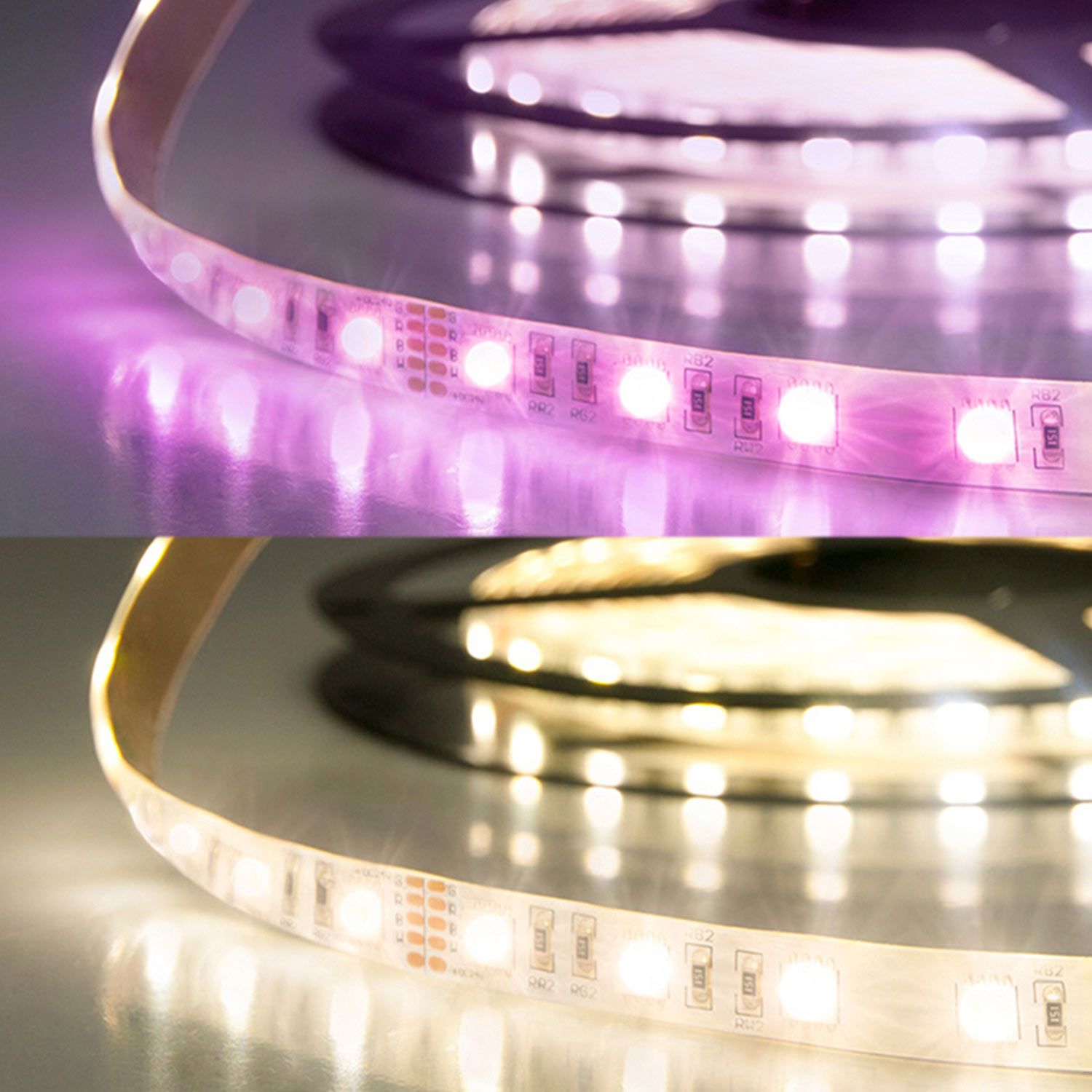 ISOLED LED SIL RGB+WW Flexband, 24V DC, 19W, IP20, 4in1 Chip, 5m Rolle, 60 LED/m ISOLED LED SIL RGB+WW Flexband, 24V DC, 19W, IP20, 4in1 Chip, 5m Rolle, 60 LED/m - 1