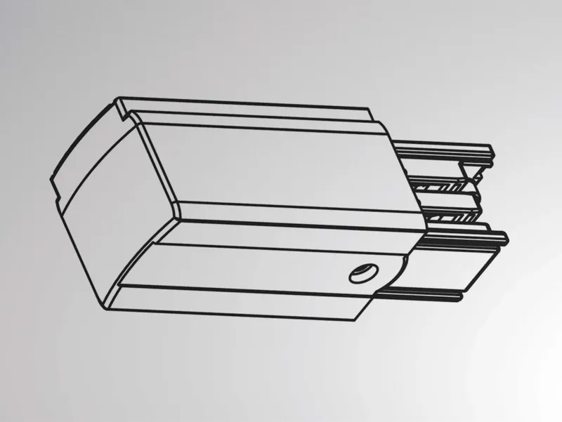 Molto Luce 3 PHASEN PULSE DALI ENDEINSPEISER (schwarz) - Produktbild 1