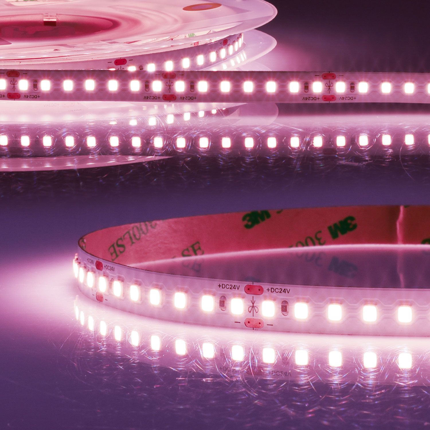 ISOLED LED CRI Food Flexband Fresh Meat, 24V DC, 14,4W, IP20, 5m Rolle, 140 LED/m - 1