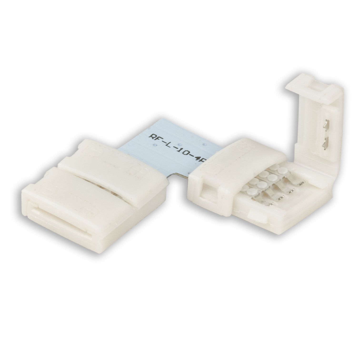 ISOLED Clip-Eck-Verbinder (max. 5A) C1-410 für 4-pol. IP20 Flexstripes mit Breite 10mm, Pitch >12mm ISOLED Clip-Eck-Verbinder (max. 5A) C1-410 für 4-pol. IP20 Flexstripes mit Breite 10mm, Pitch >12mm - 1