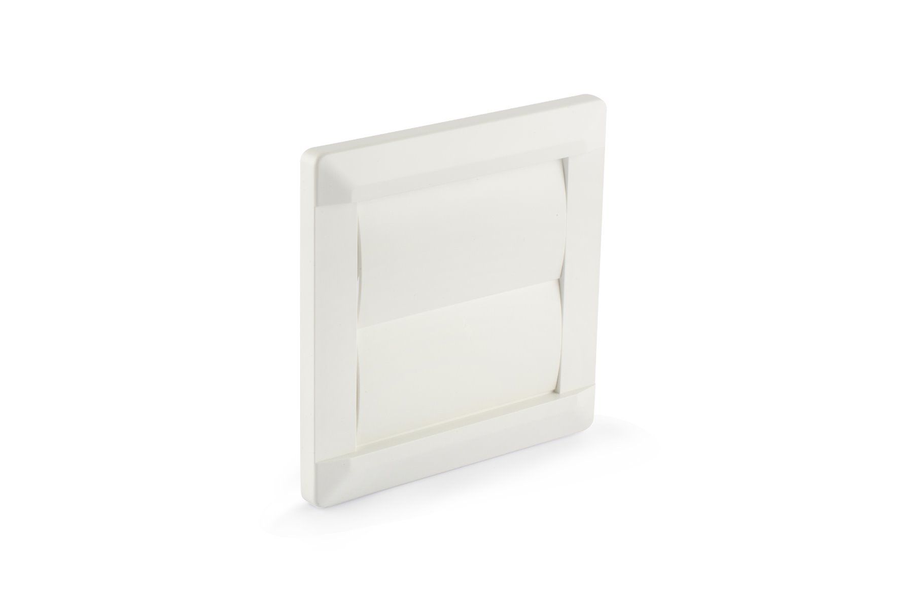 Leaf Verschlussklappe 140 x 140 mm, weiß - 1