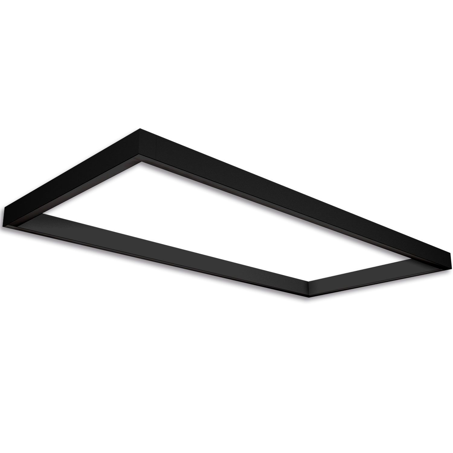 ISOLED Track48 Leuchtenrahmen H50, Innenformat 592x1192mm, schwarz, exkl. Trafo, exkl. Montageclip/Seilabh. - 1