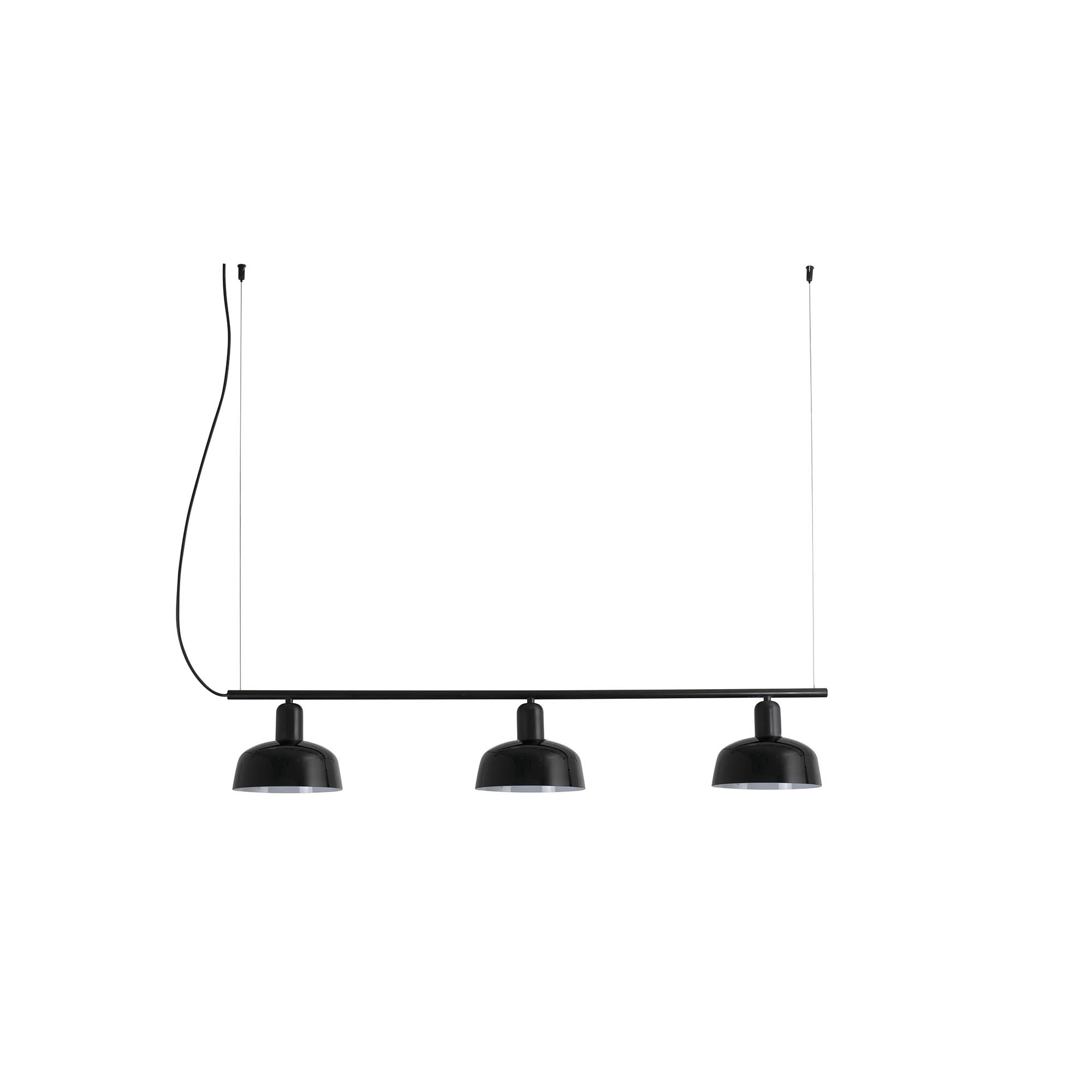 Faro TATAWIN LINEAL S Lineare Pendelleuchte Glas schwarz Faro TATAWIN LINEAL S Lineare Pendelleuchte Glas schwarz - 1