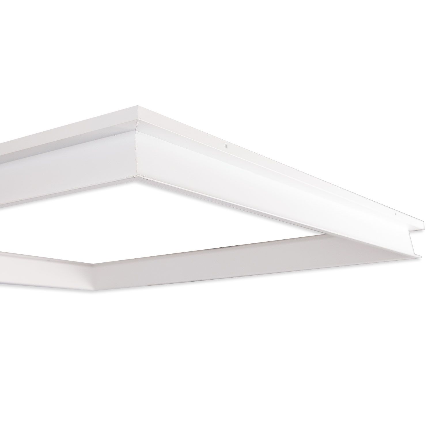 ISOLED Einlegerahmen rückversetzt weiß RAL 9016 für LED Panel 625x625 - 4