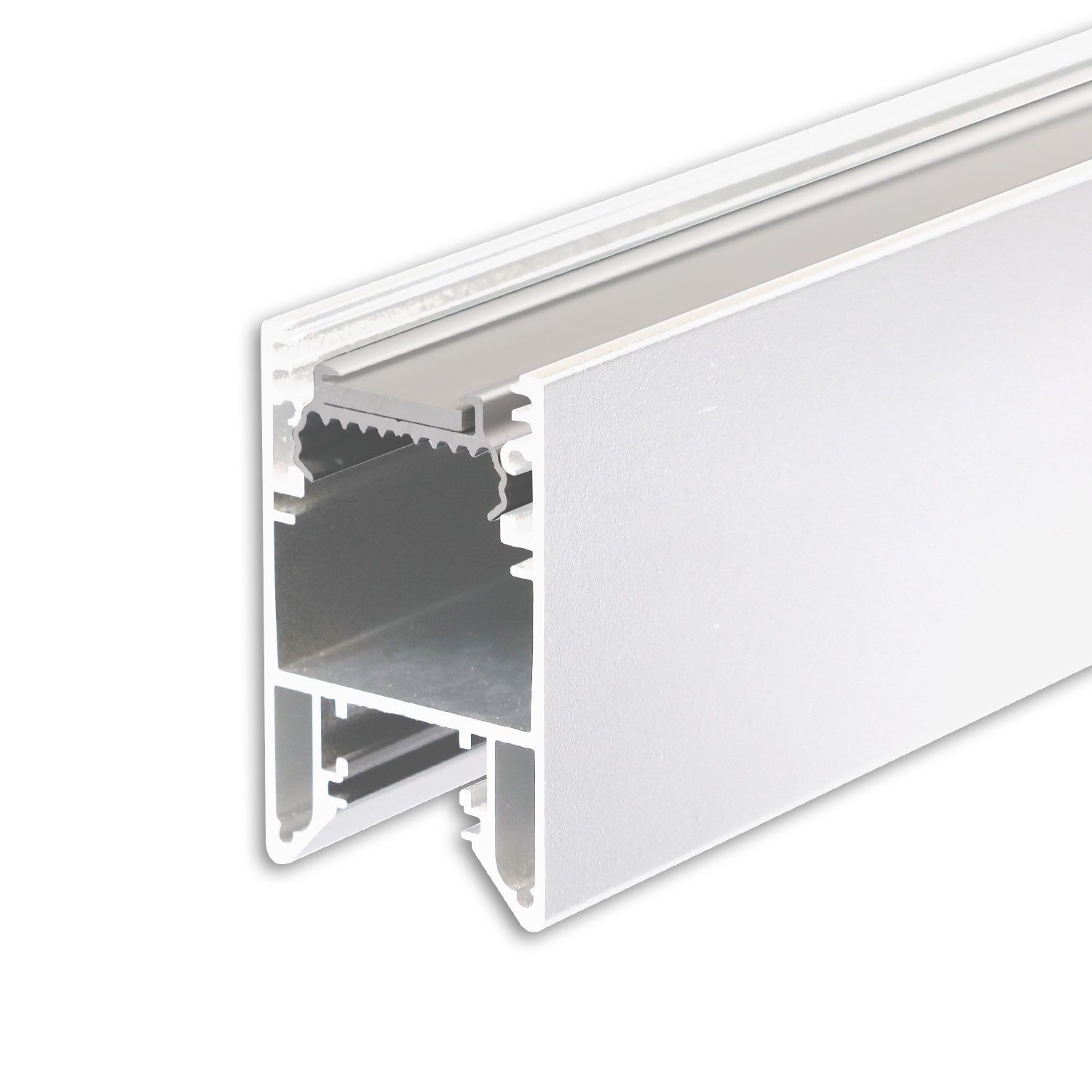 ISOLED LED Leuchtenprofil HALON Aluminium weiß RAL 9003 300cm, Kühlstreifen Klickbar ISOLED LED Leuchtenprofil HALON Aluminium weiß RAL 9003 300cm, Kühlstreifen Klickbar - 1