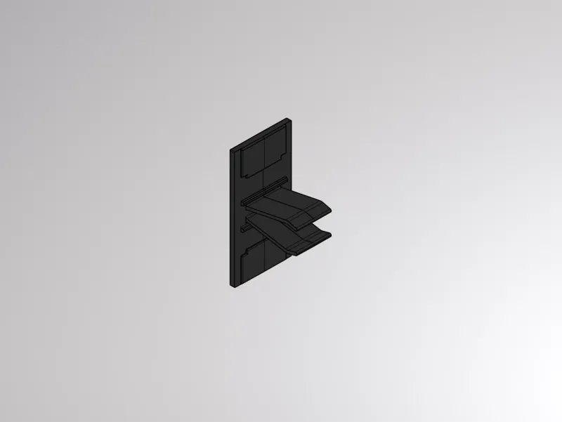 Molto Luce MAGNETICS H ENDSTÜCK (schwarz) - Produktbild 1